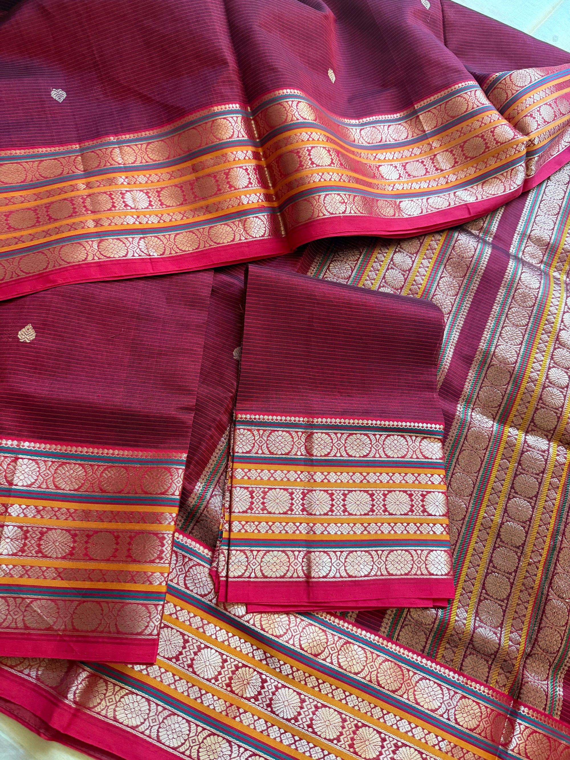 Silk Cotton : Buttas &amp; Stripes