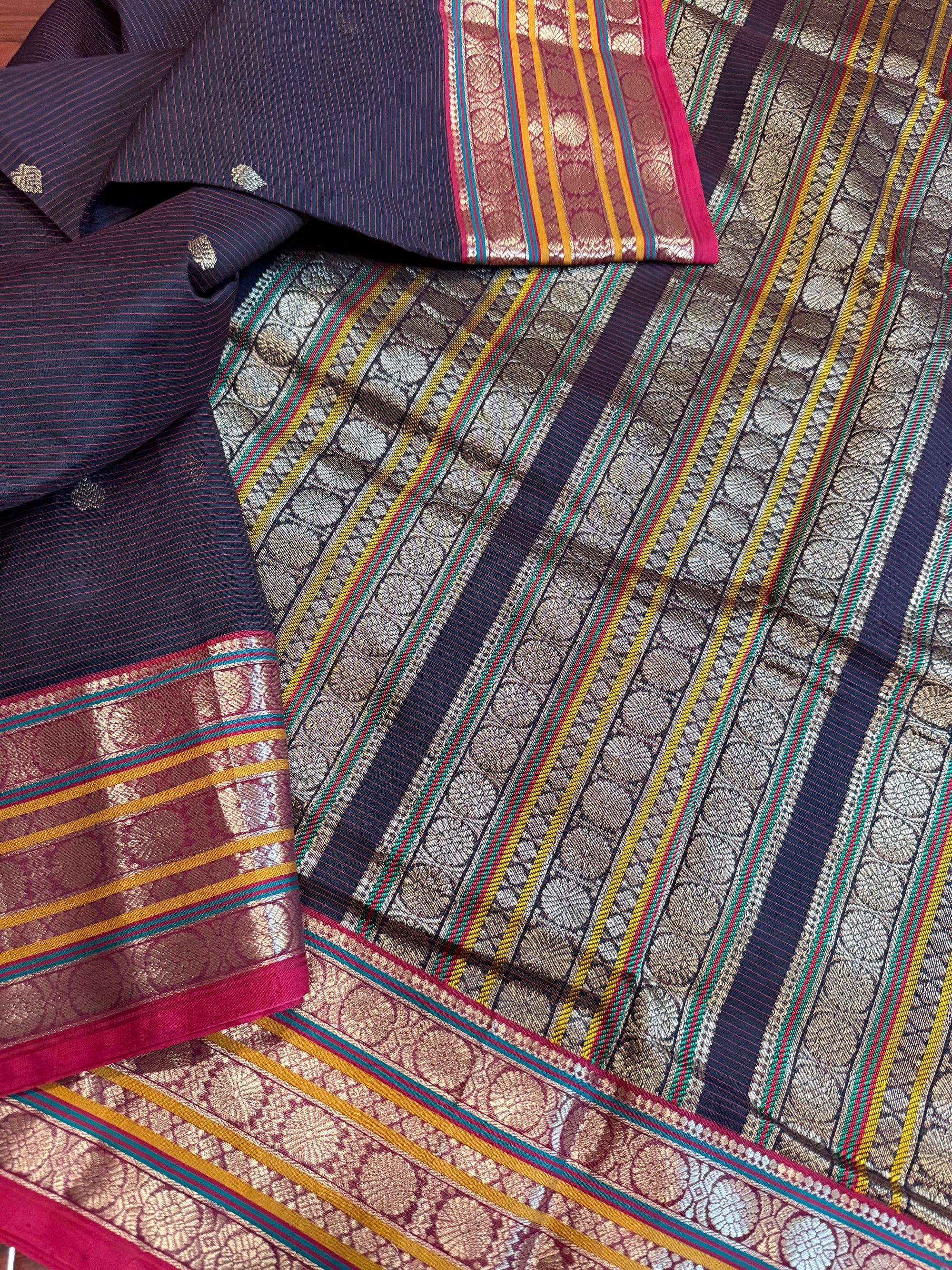Silk Cotton : Coffee Brown