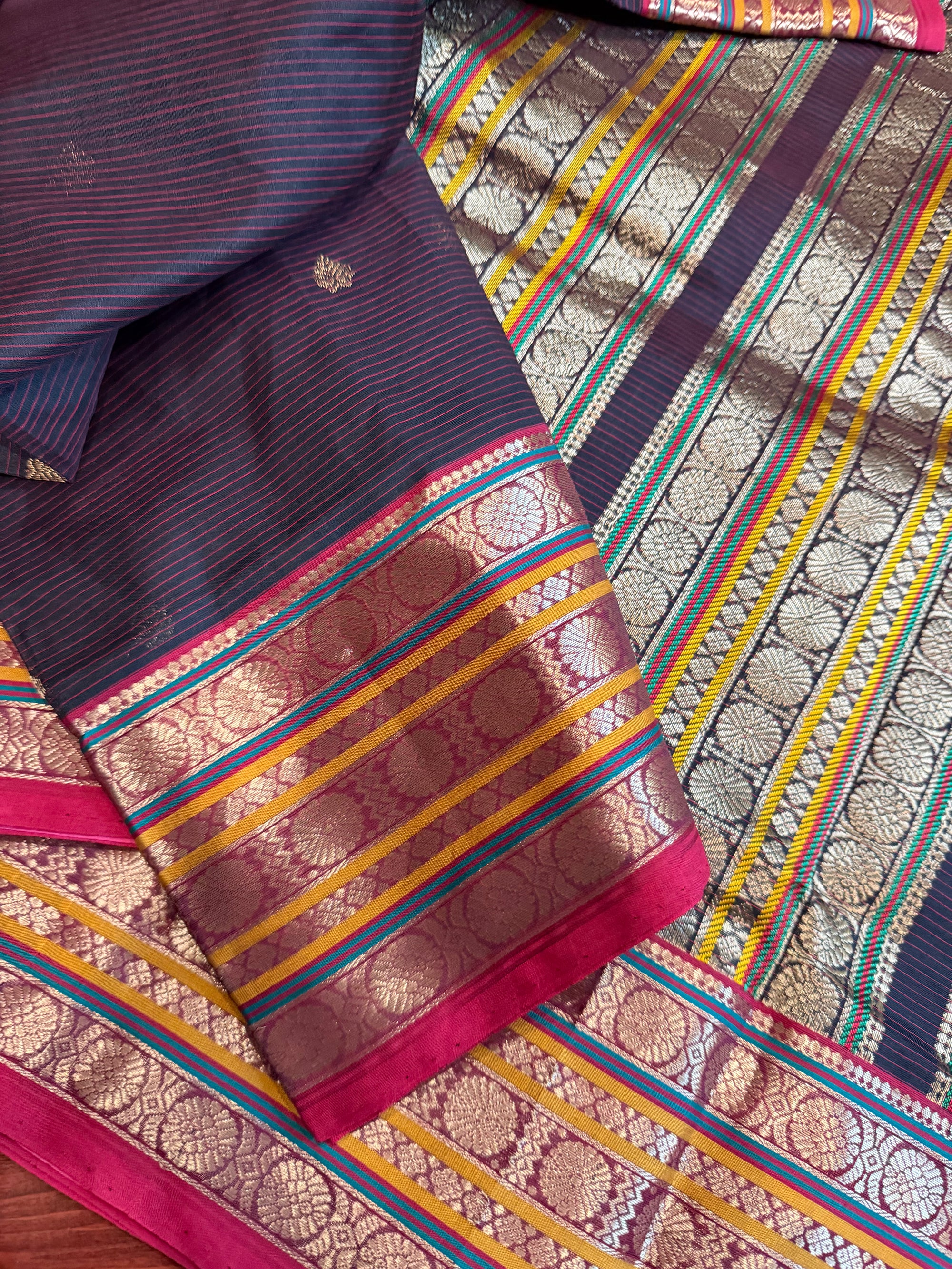 Silk Cotton : Coffee Brown