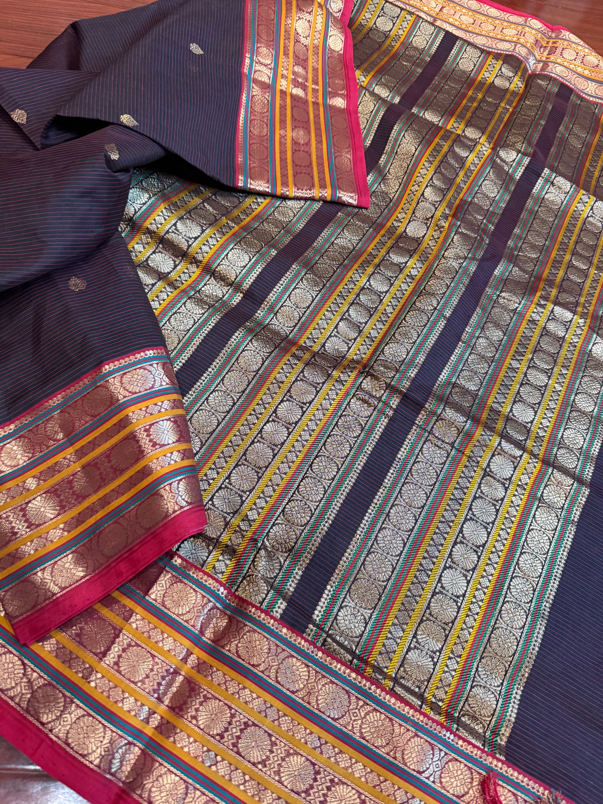 Silk Cotton : Coffee Brown