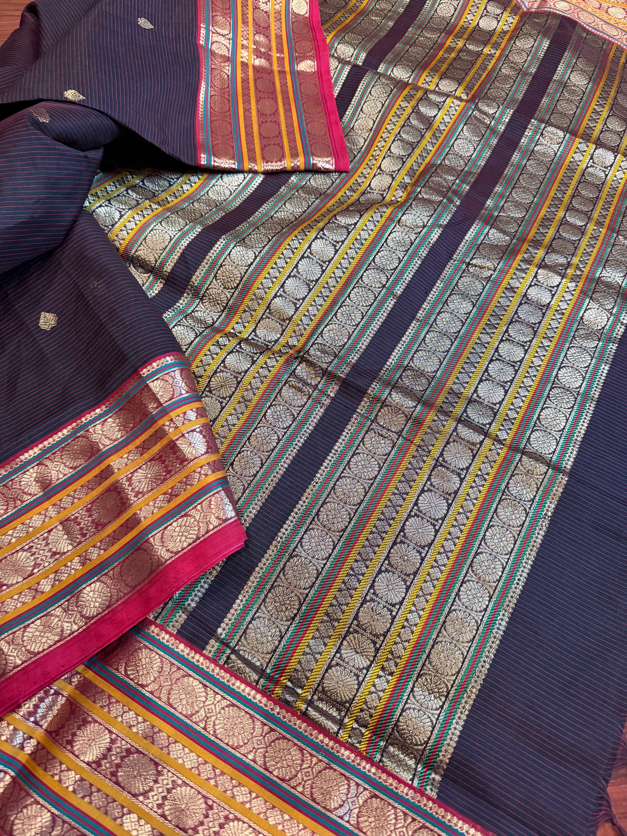 Silk Cotton : Coffee Brown