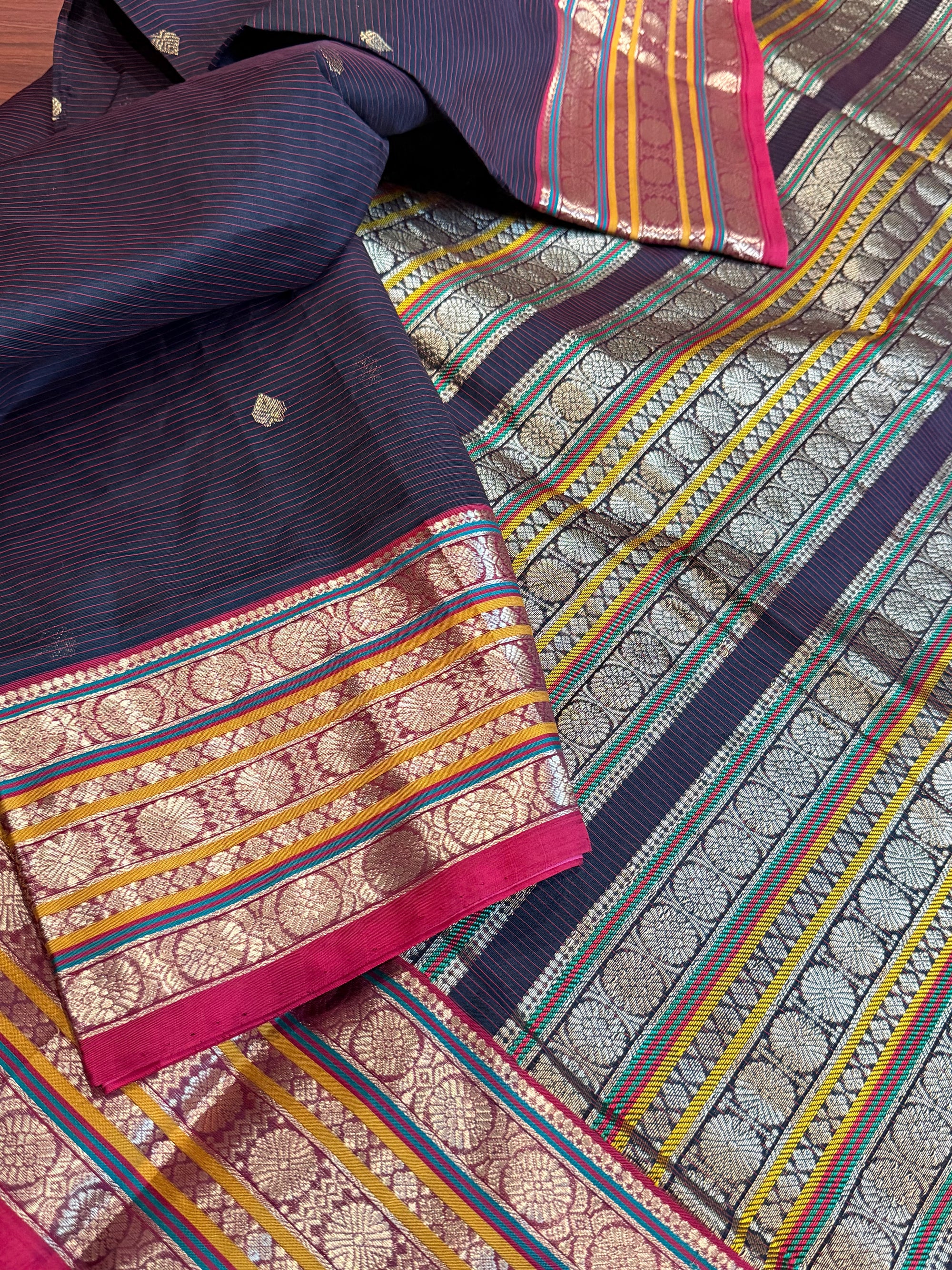 Silk Cotton : Coffee Brown