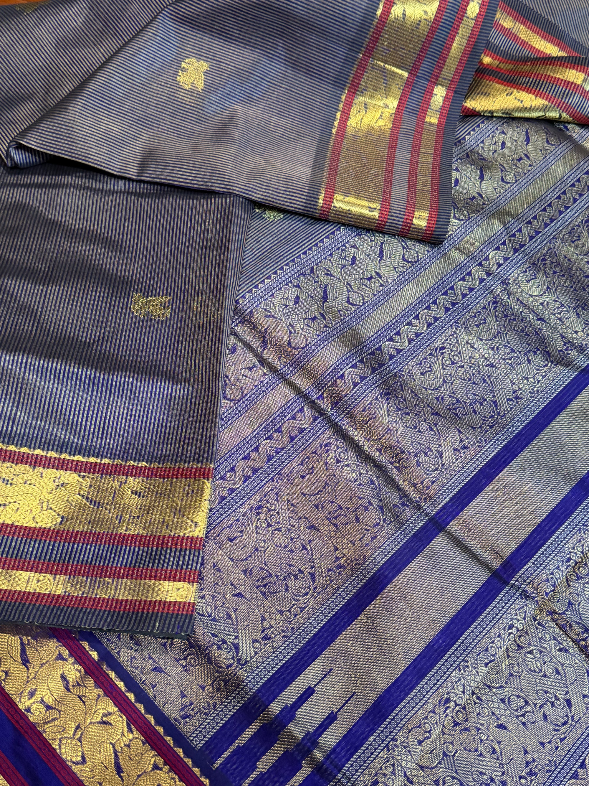 Silk Cotton: Vertical stripes
