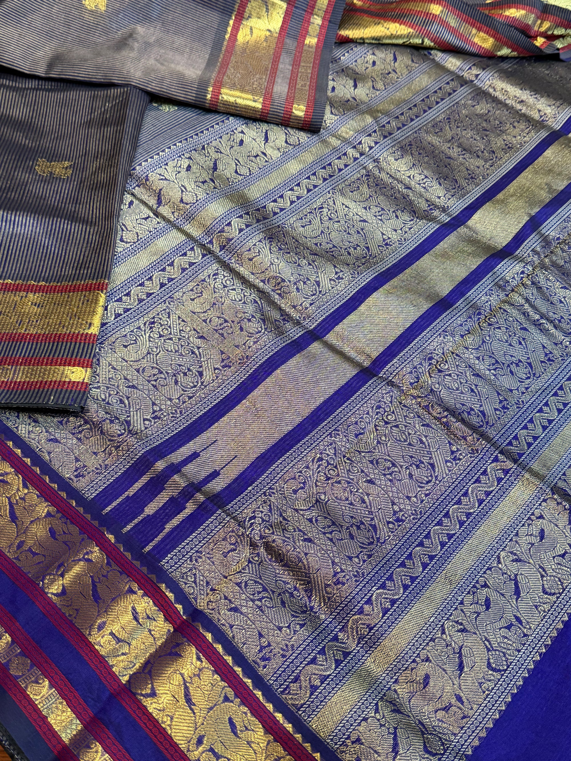 Silk Cotton: Vertical stripes