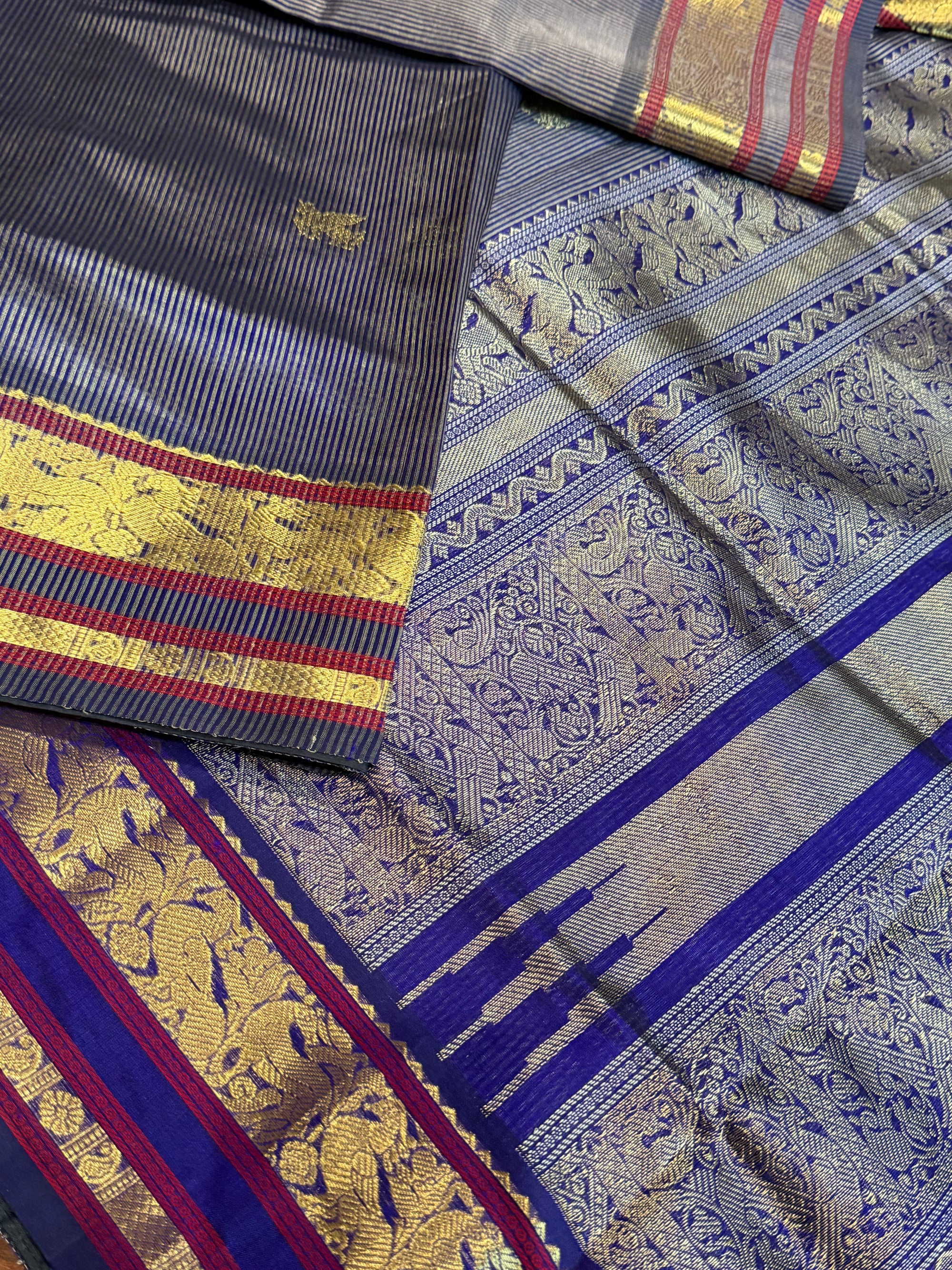 Silk Cotton: Vertical stripes