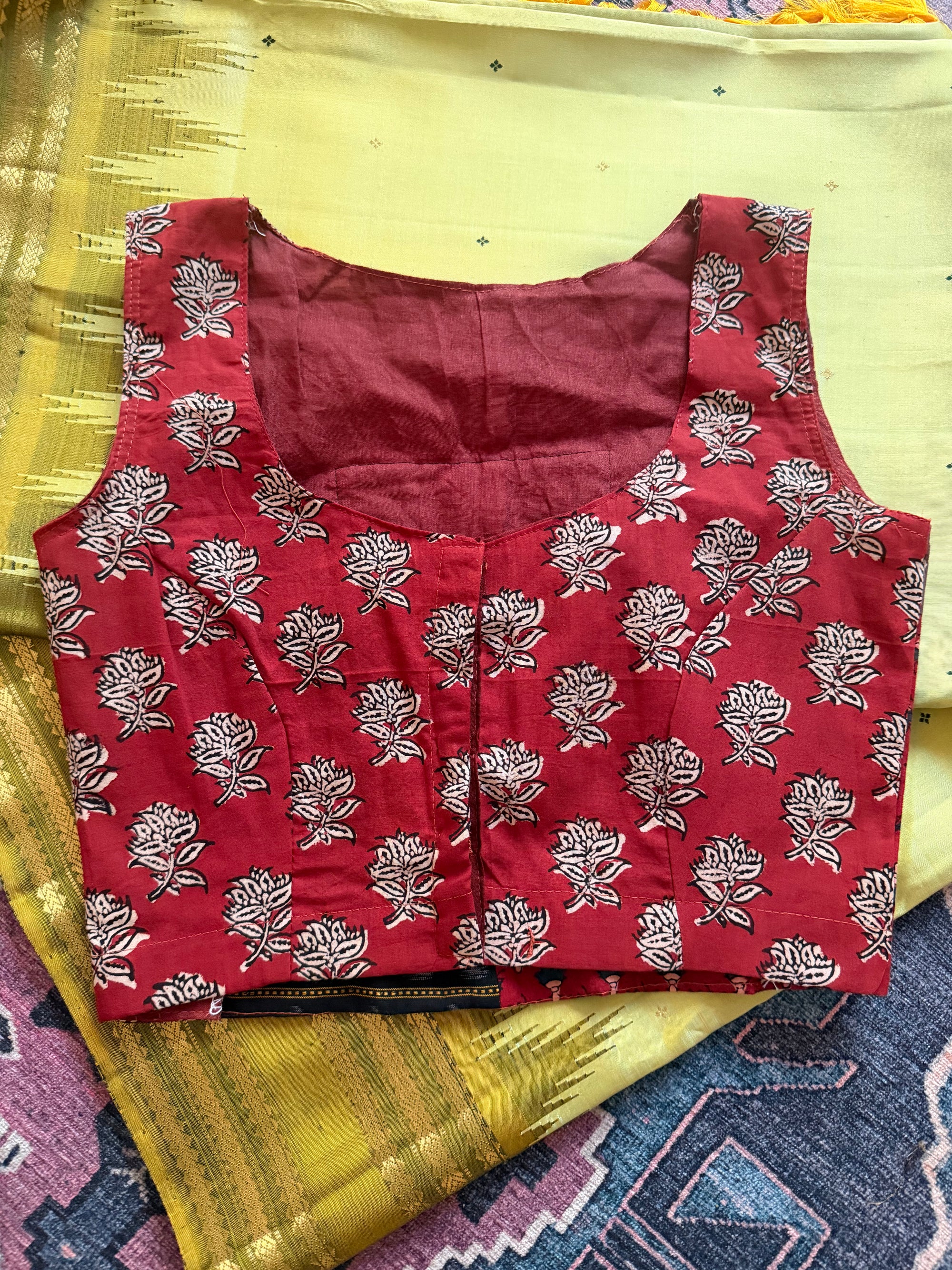 Handcrafted Ready to Wear Blouse : Ikat &amp; Suf Embroidery (Multiple Sizes)