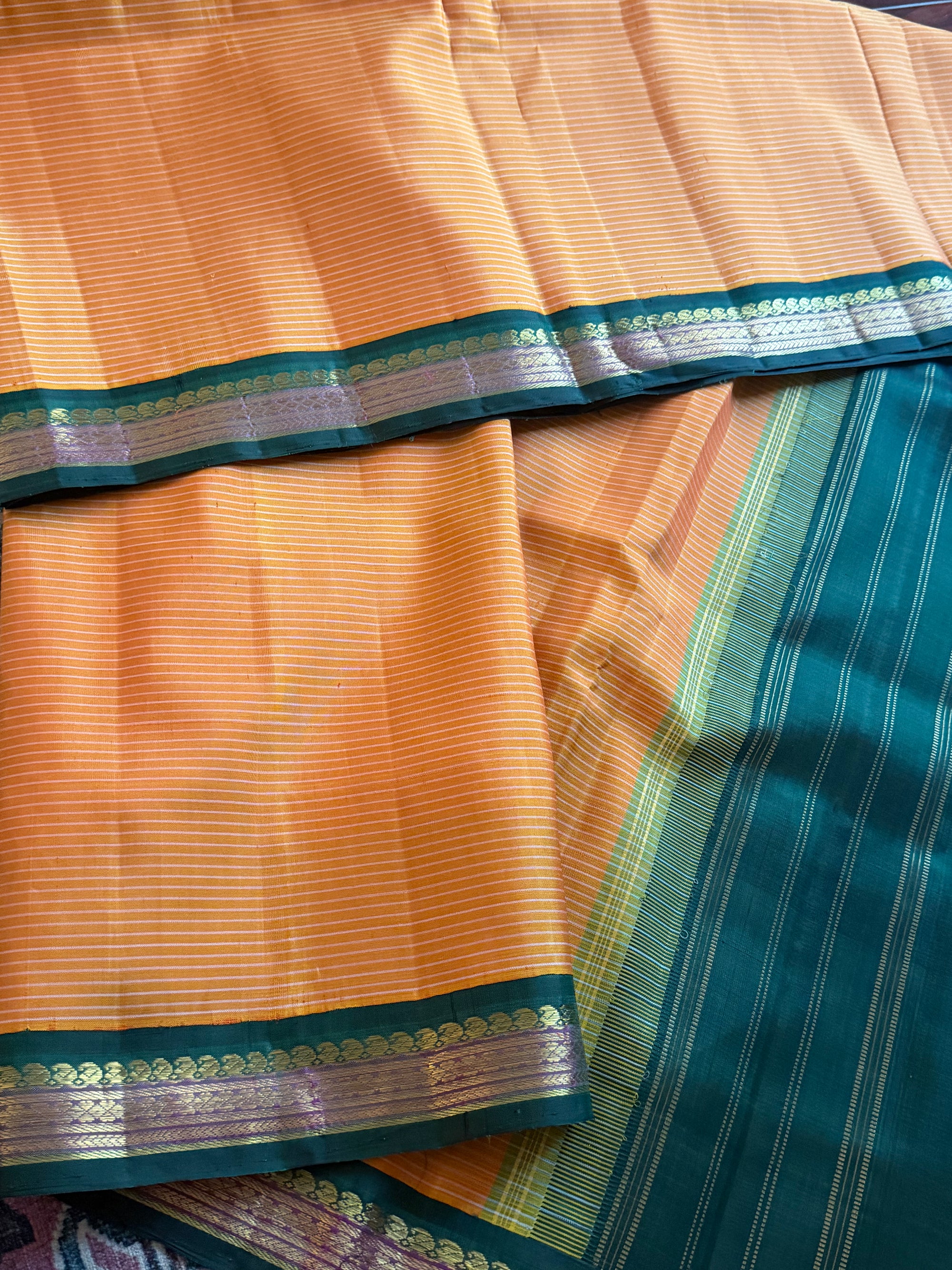 MAATHEY: Korvai Kanjivaram Silk