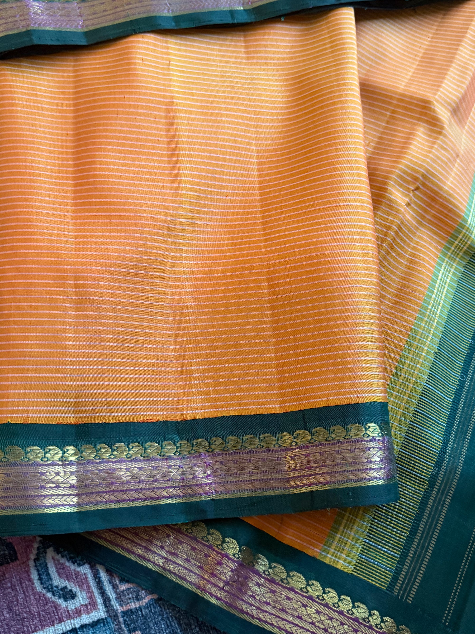 MAATHEY: Korvai Kanjivaram Silk