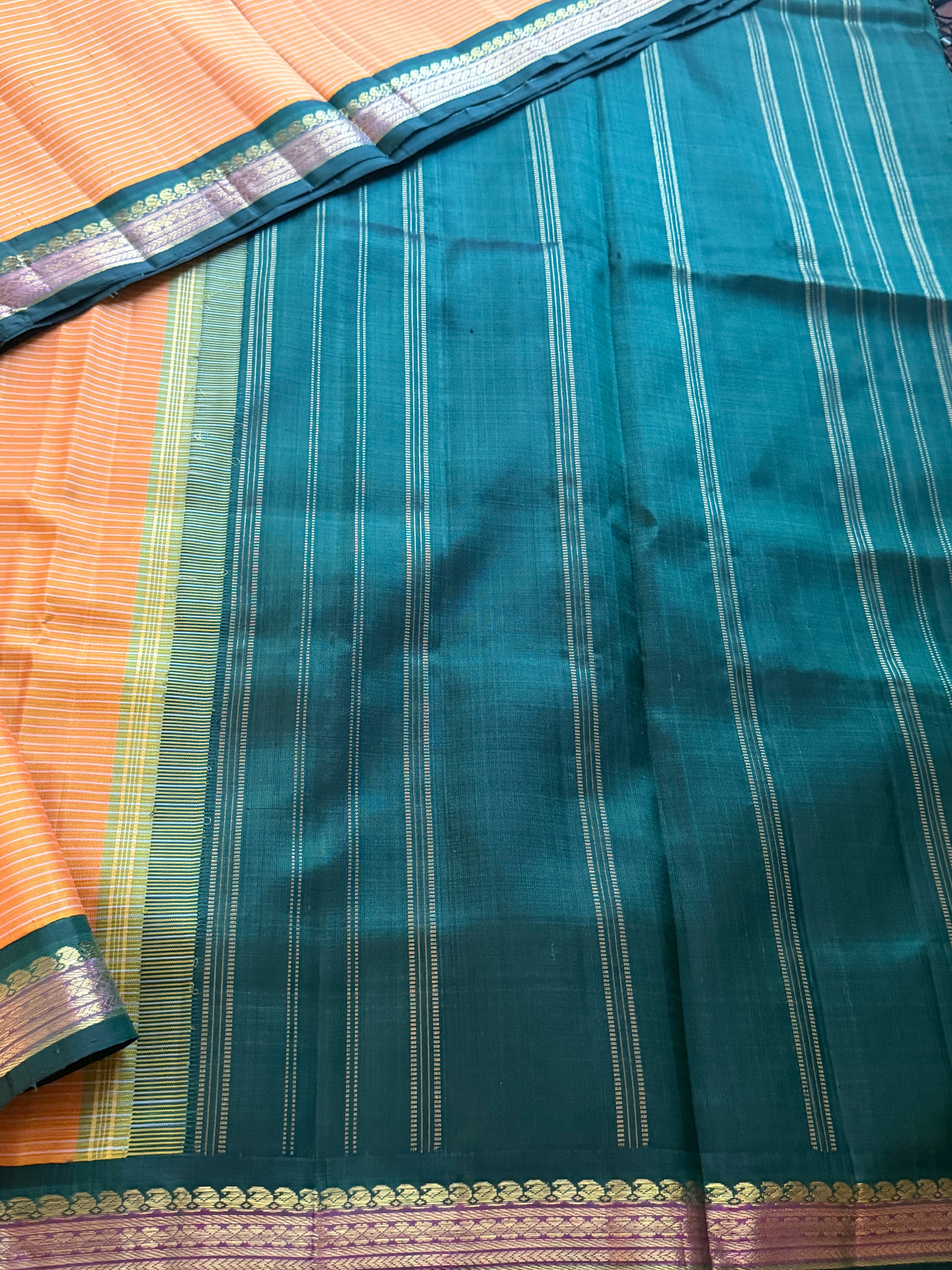 MAATHEY: Korvai Kanjivaram Silk