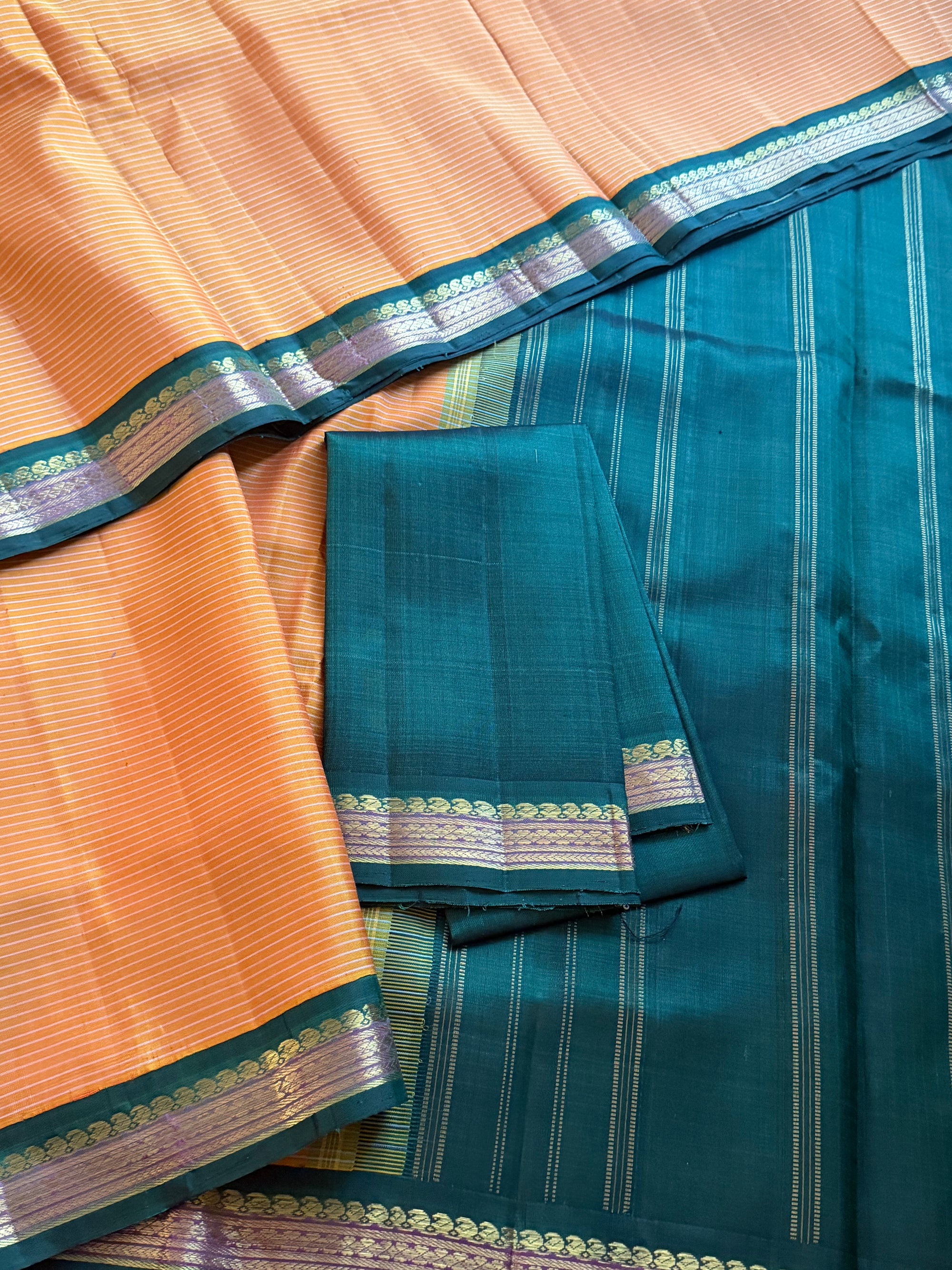 MAATHEY: Korvai Kanjivaram Silk