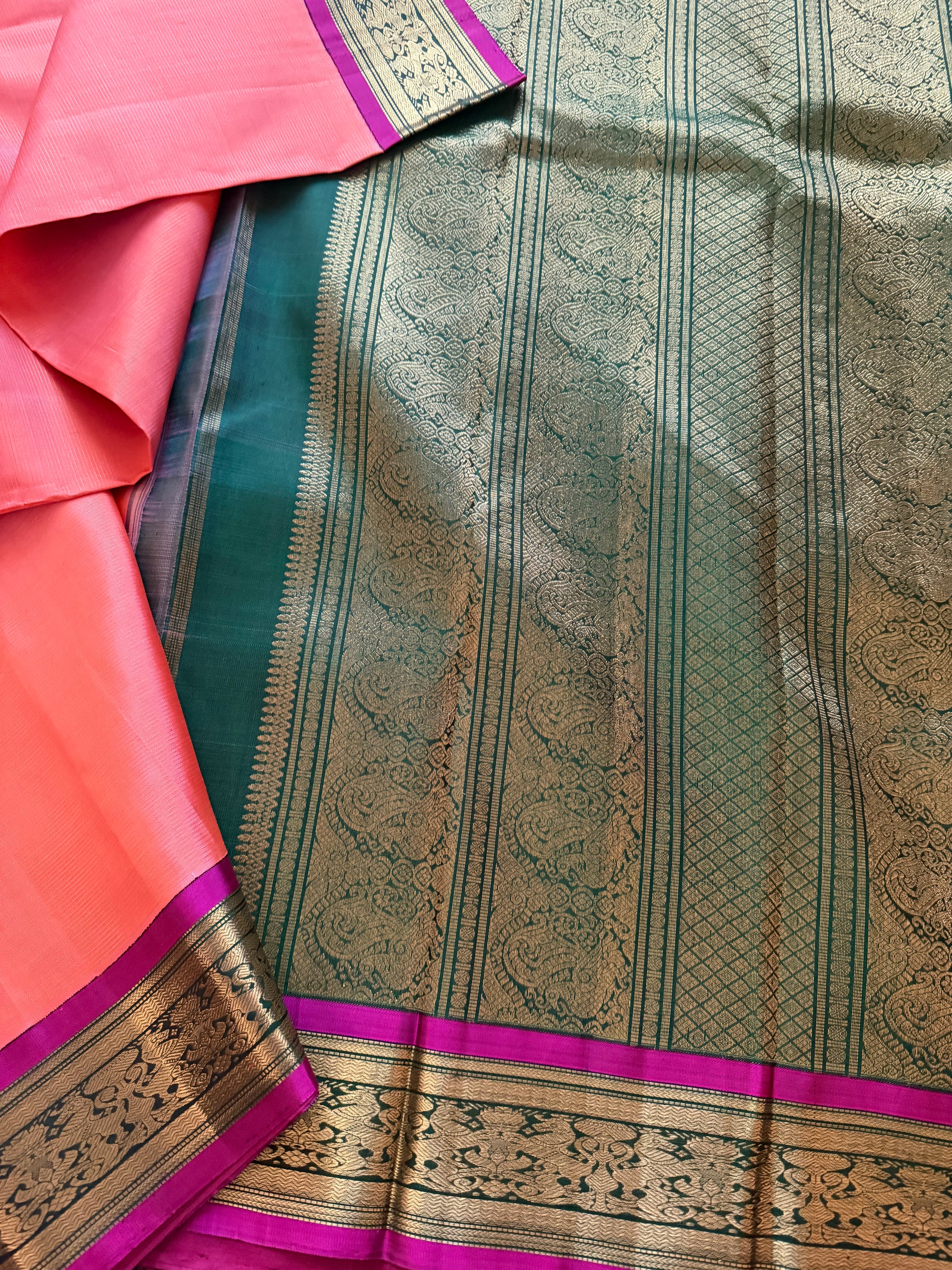 MYTHILI:  Vairaoosi Korvai Kanjivaram Silk