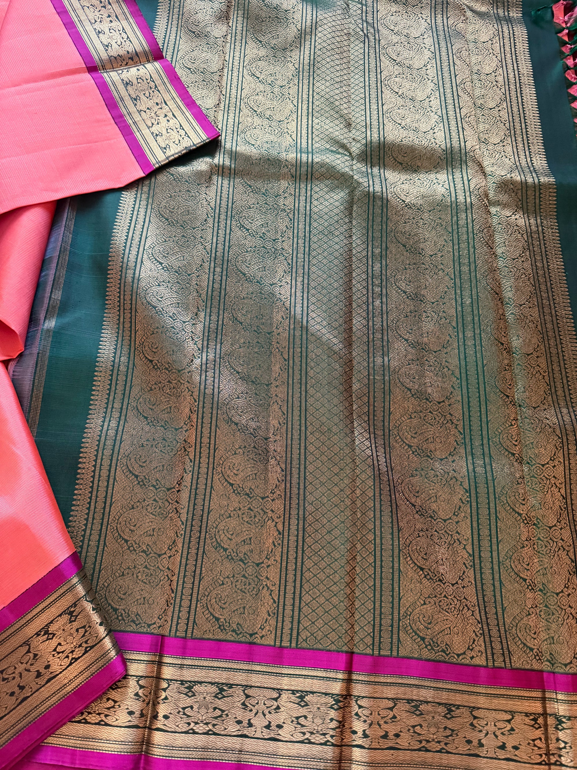 MYTHILI:  Vairaoosi Korvai Kanjivaram Silk