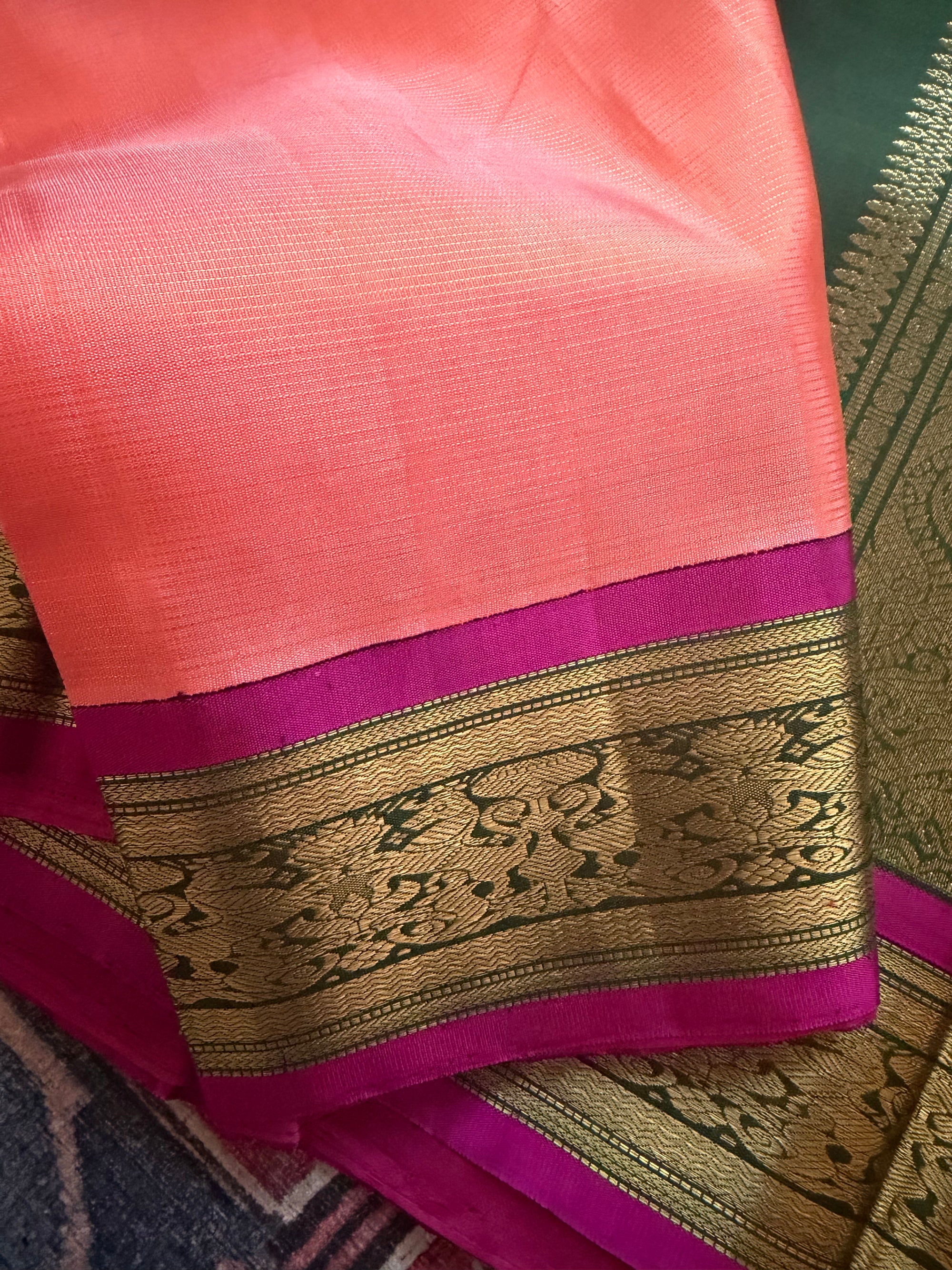 MYTHILI:  Vairaoosi Korvai Kanjivaram Silk