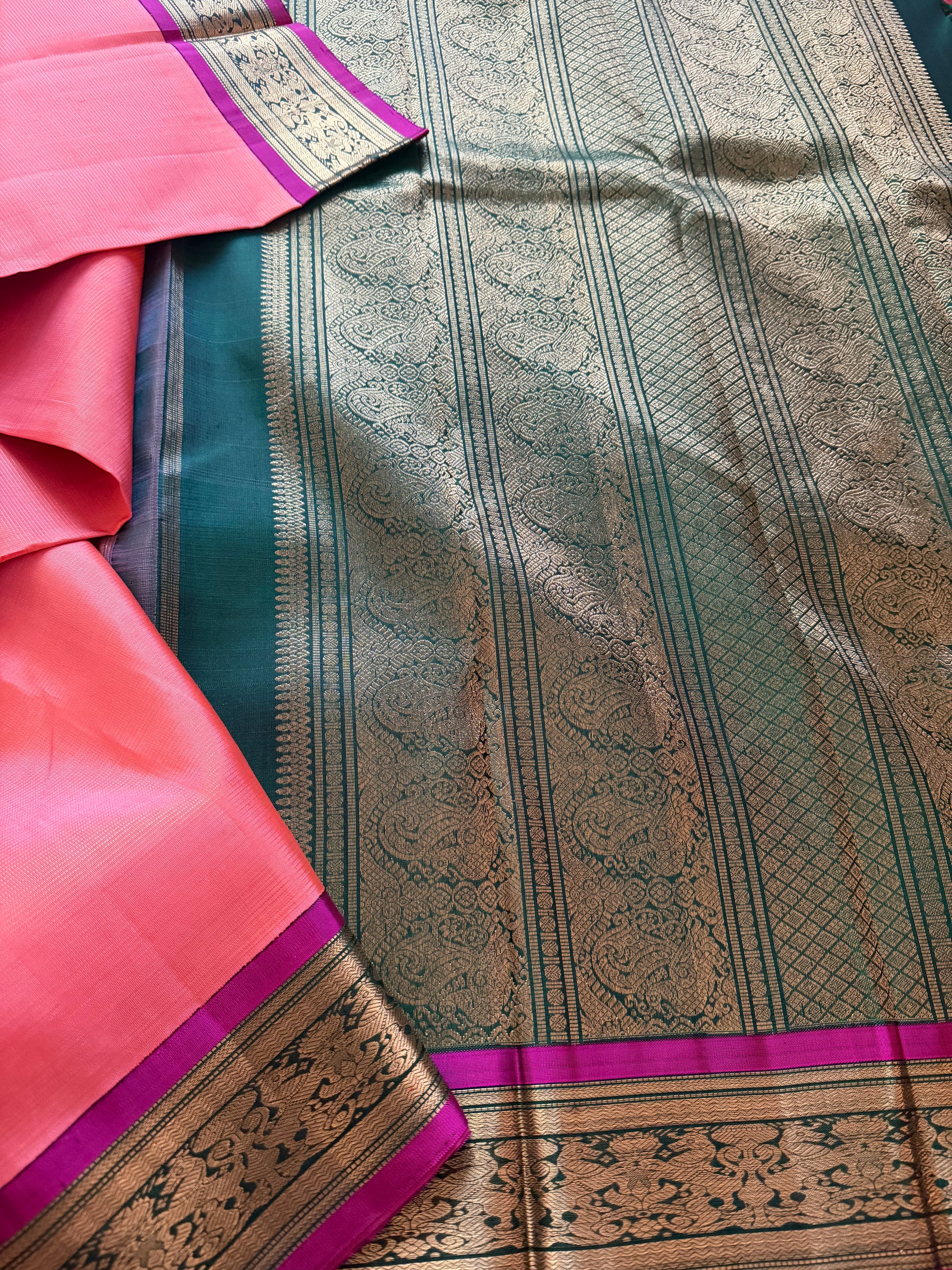 MYTHILI:  Vairaoosi Korvai Kanjivaram Silk