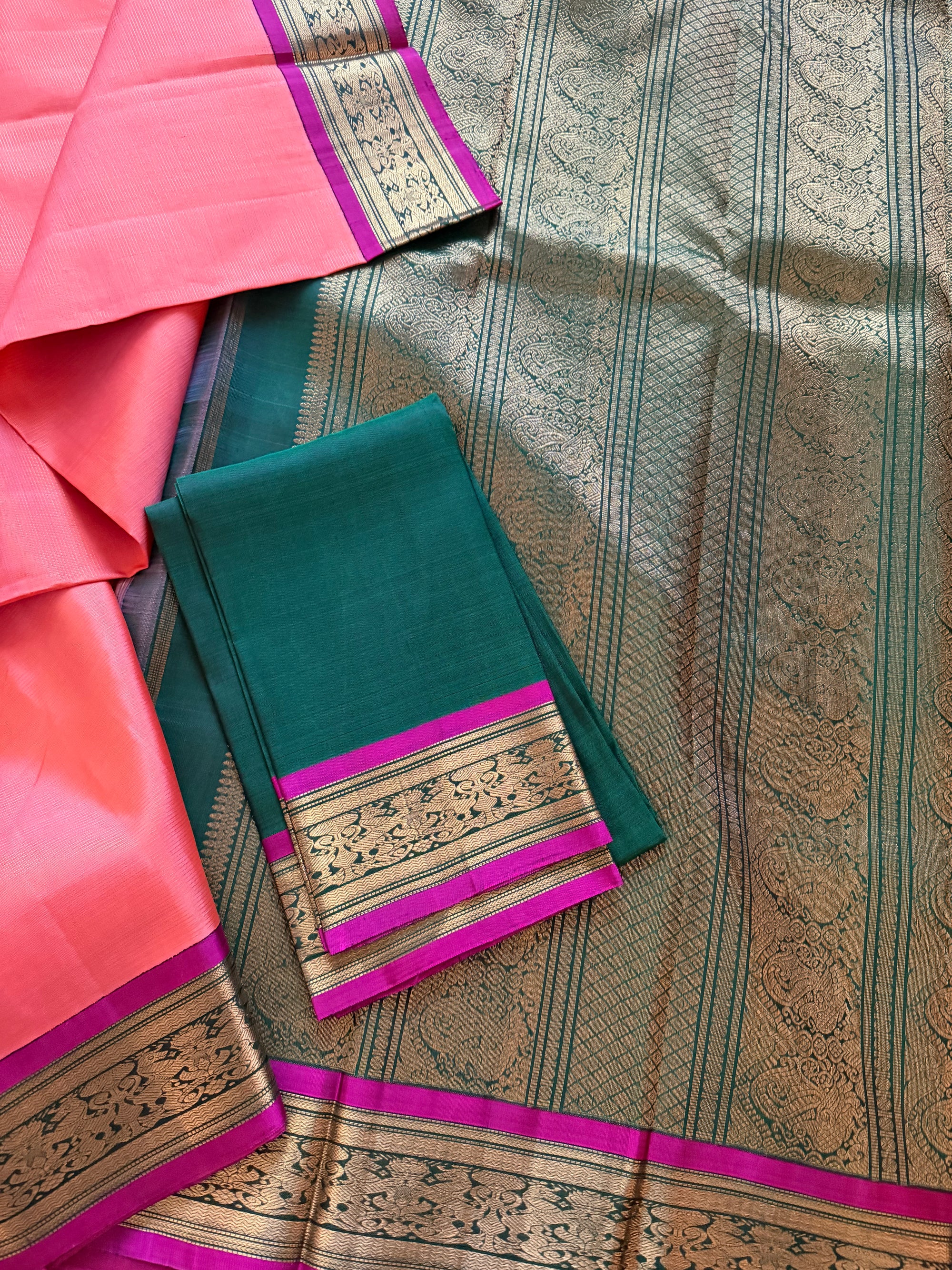 MYTHILI:  Vairaoosi Korvai Kanjivaram Silk