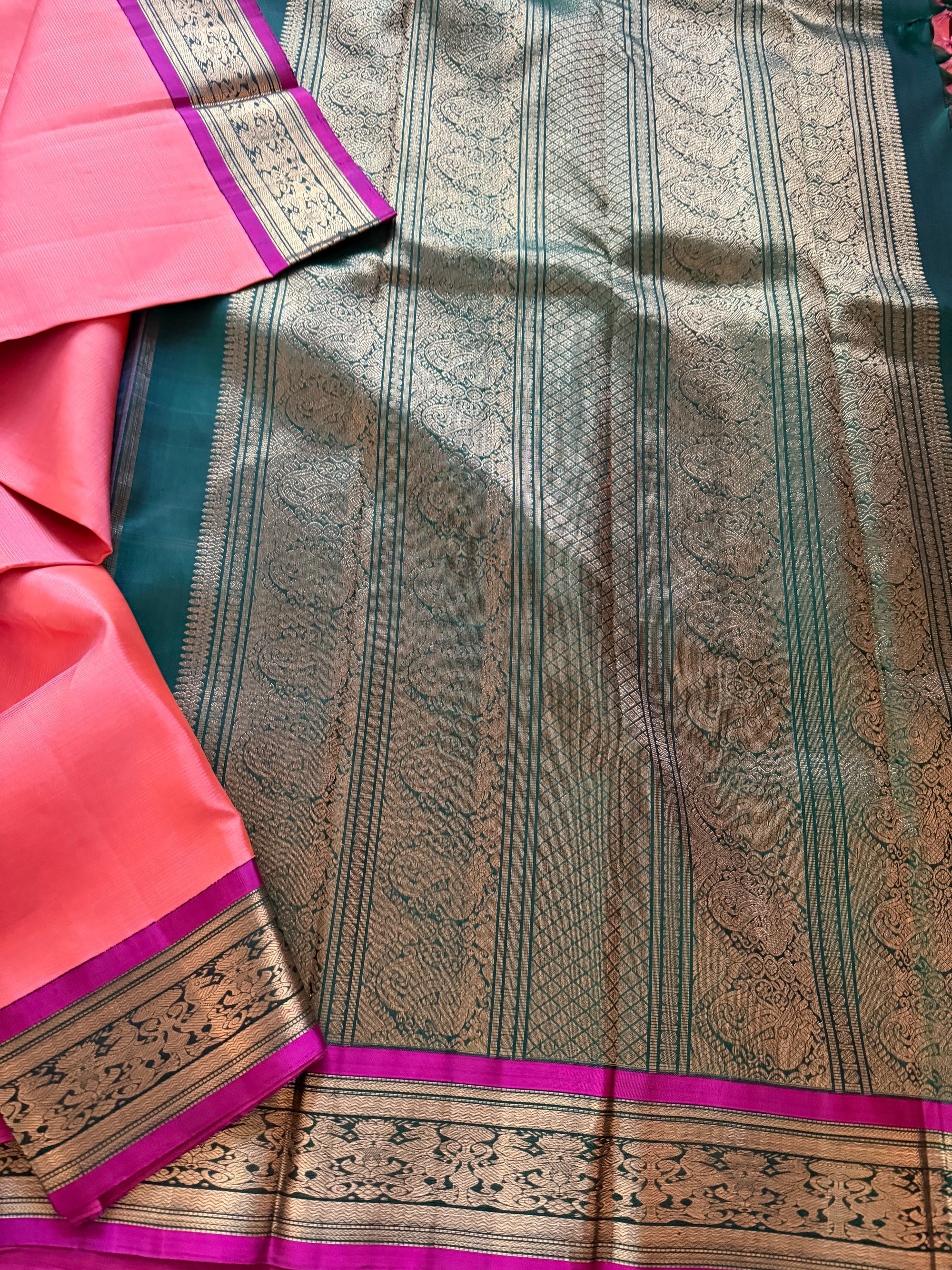 MYTHILI:  Vairaoosi Korvai Kanjivaram Silk