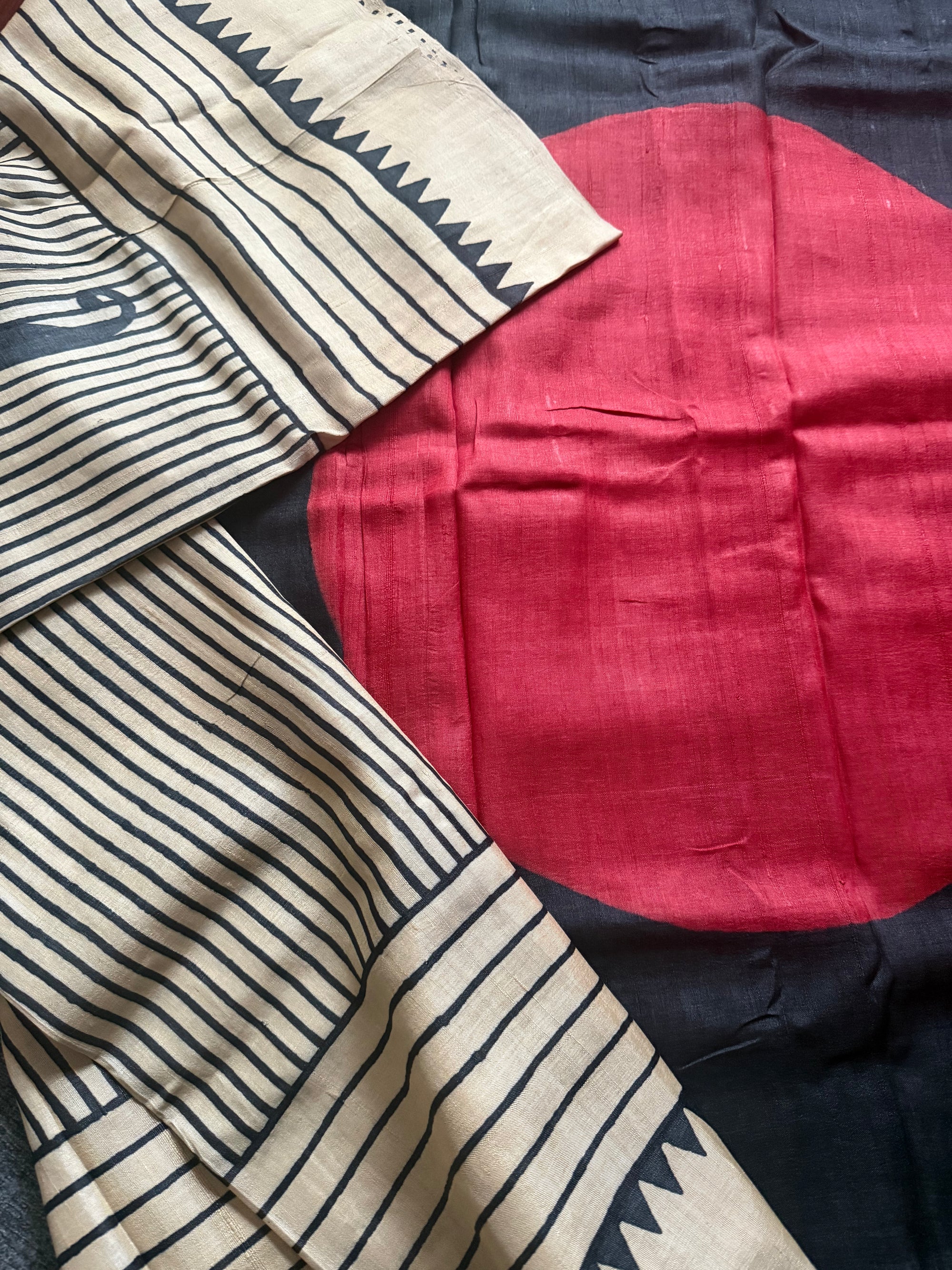 MITHILA : BLOCKPRINTED TUSSARS