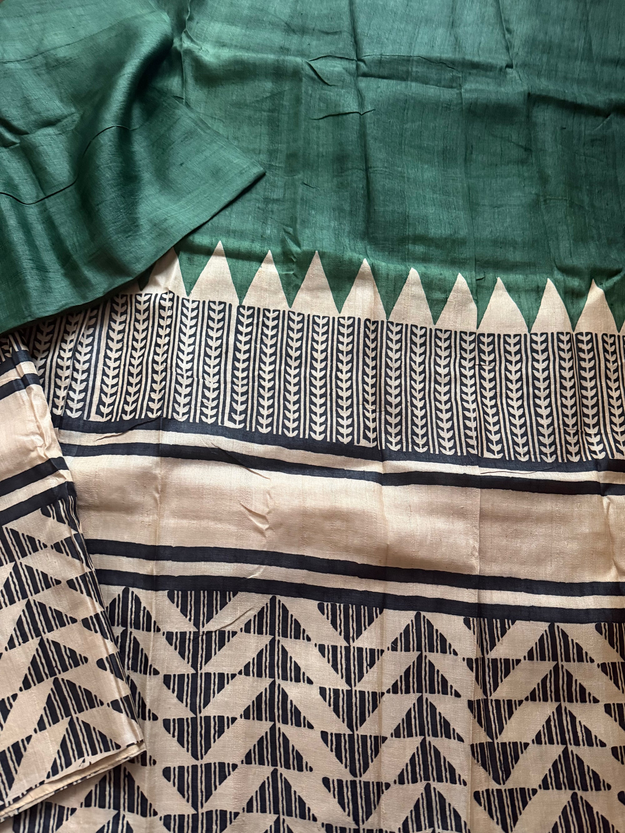 MITHILA : BLOCKPRINTED TUSSARS