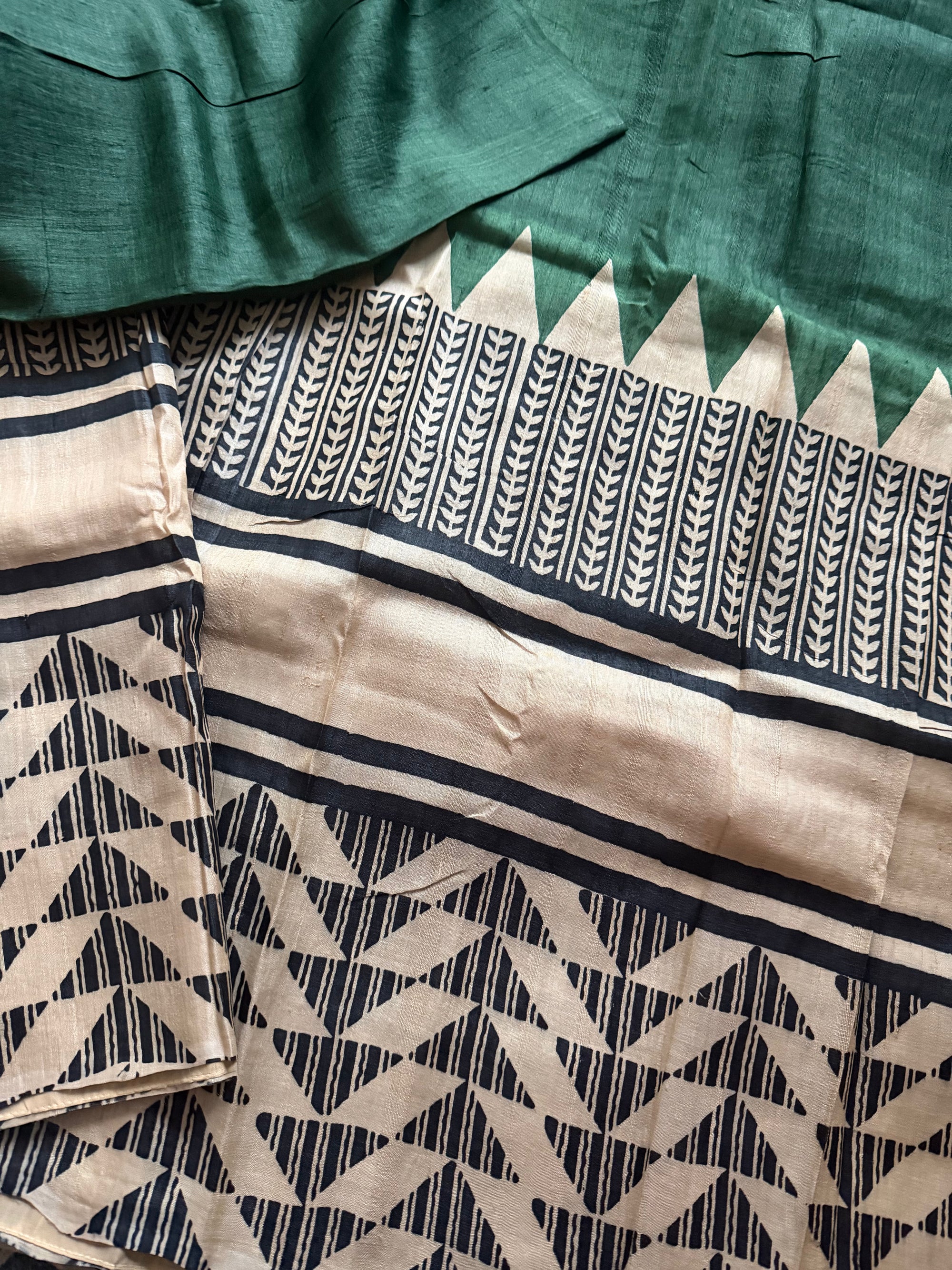 MITHILA : BLOCKPRINTED TUSSARS