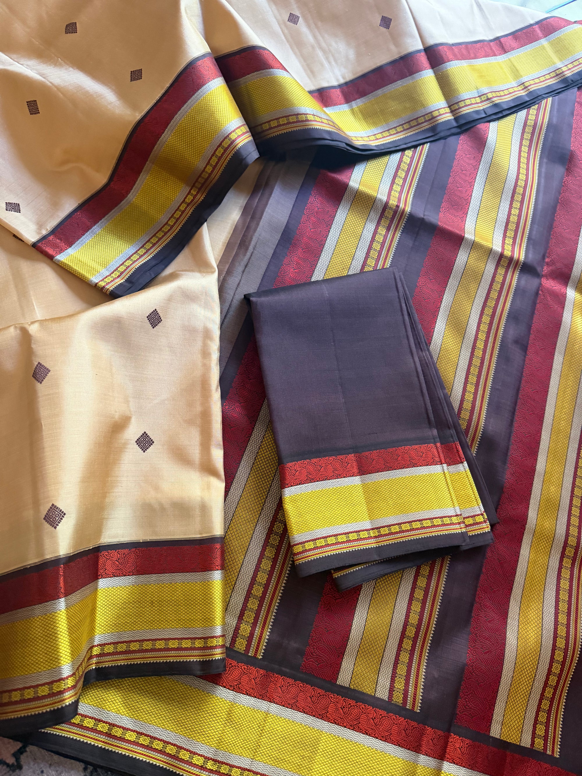 No Zari  Kanjivaram Silk