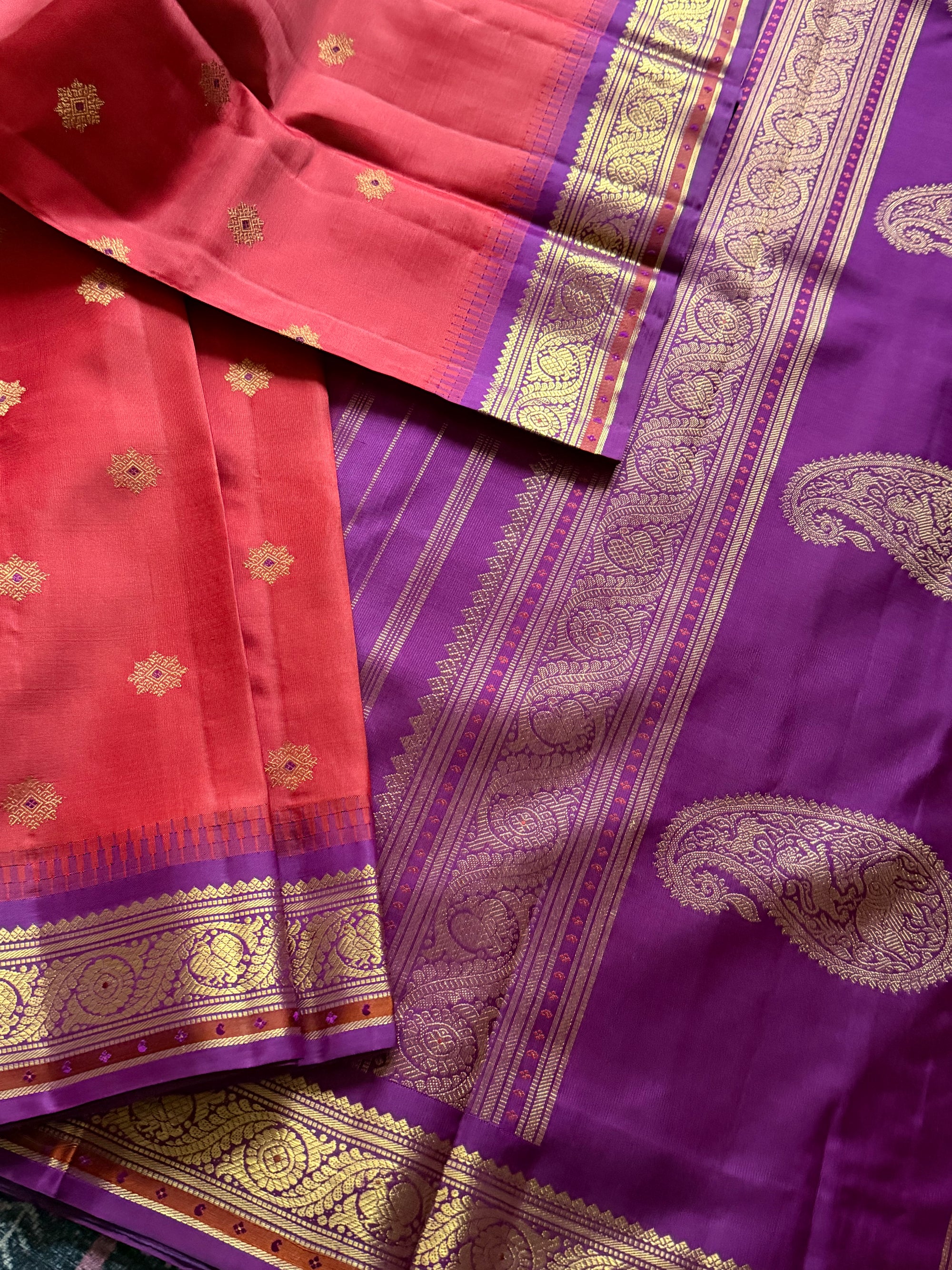 MYTHILI:  Vintage Korvai Kanjivaram
