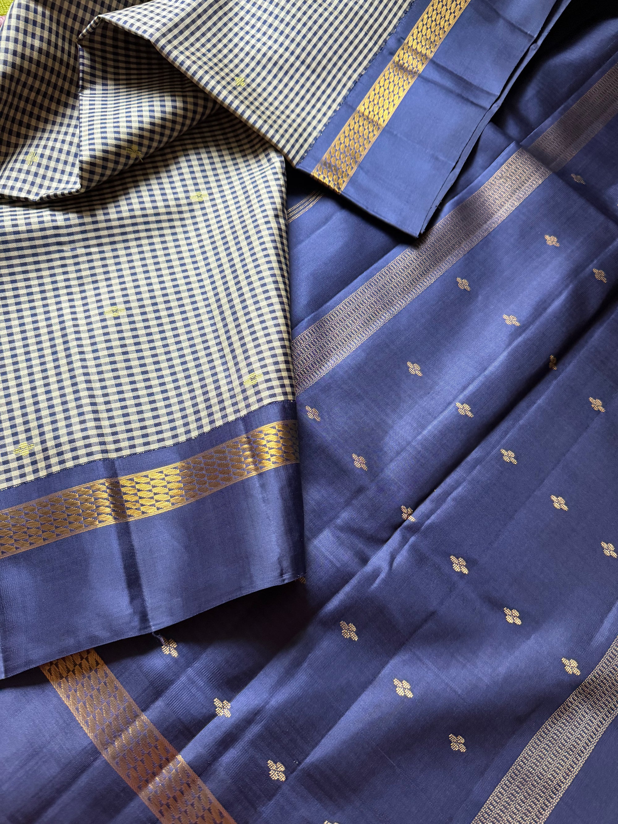 Korvai  Kanjivaram - Vintage Recreation Saree 