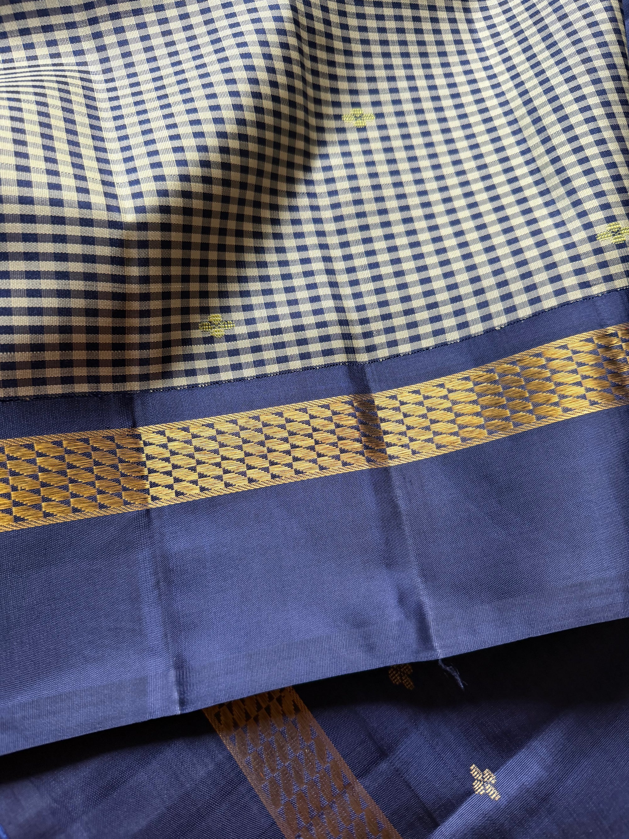 Korvai  Kanjivaram - Vintage Recreation Saree 