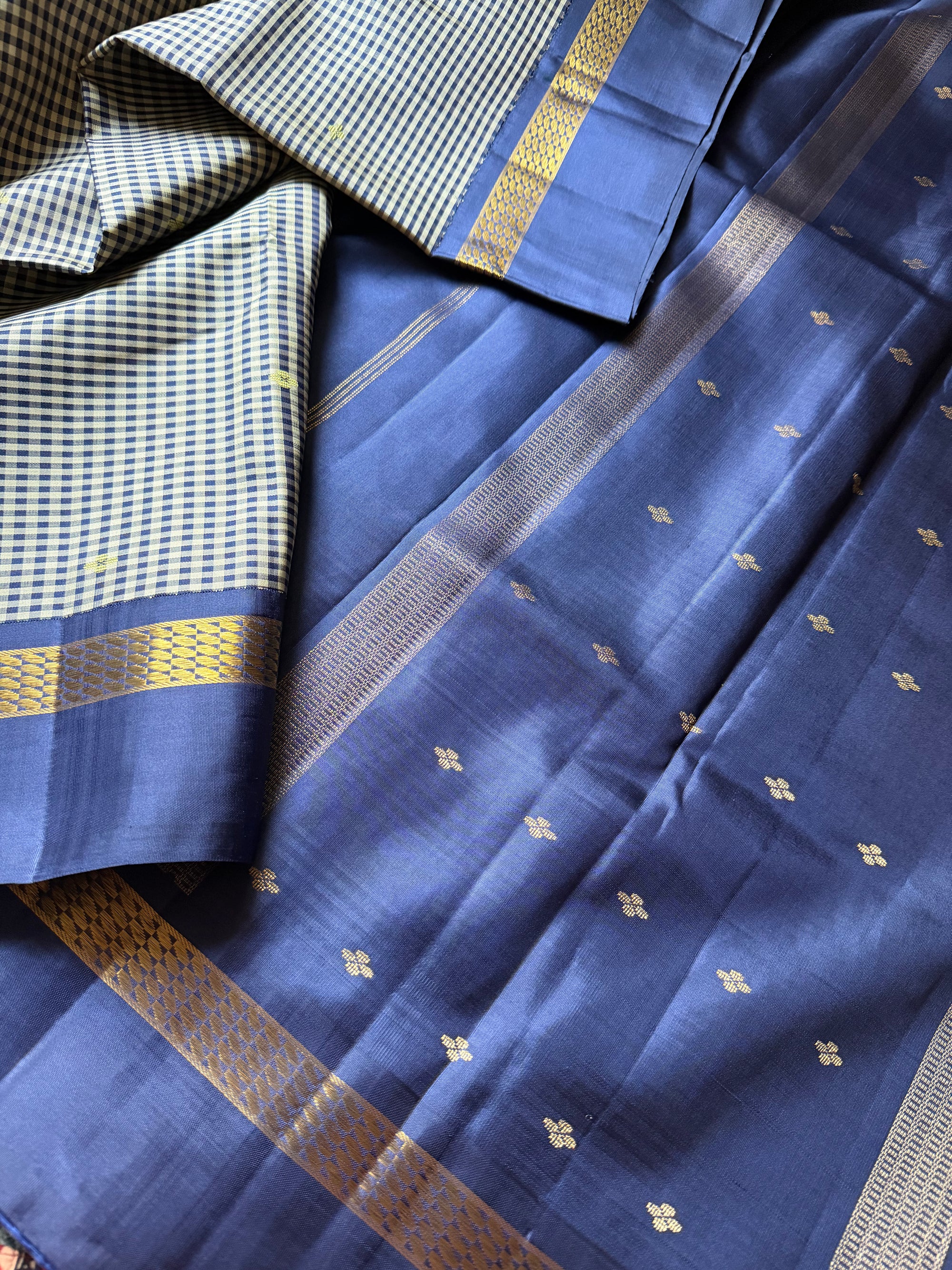 Korvai  Kanjivaram - Vintage Recreation Saree 