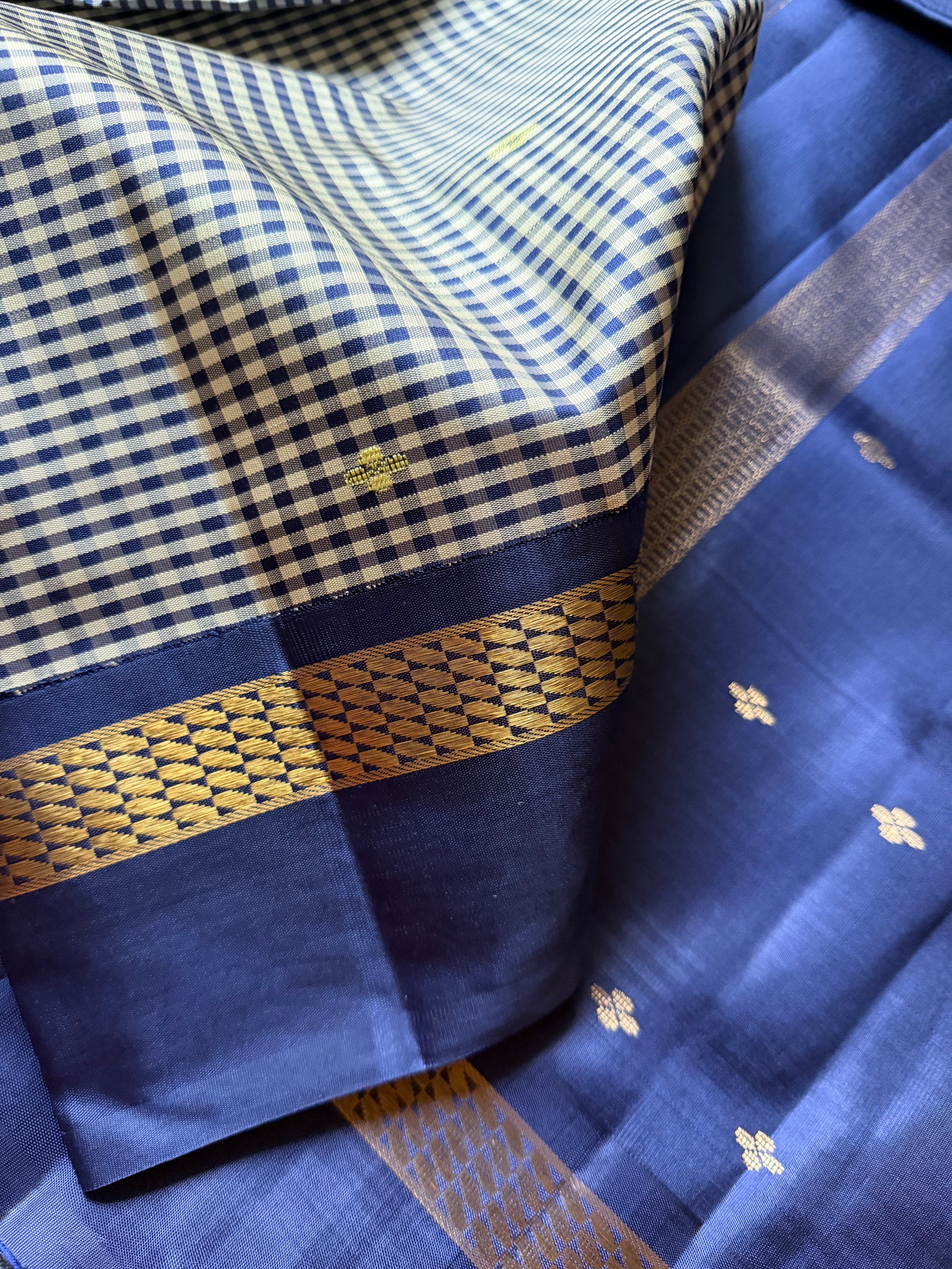 Korvai  Kanjivaram - Vintage Recreation Saree 