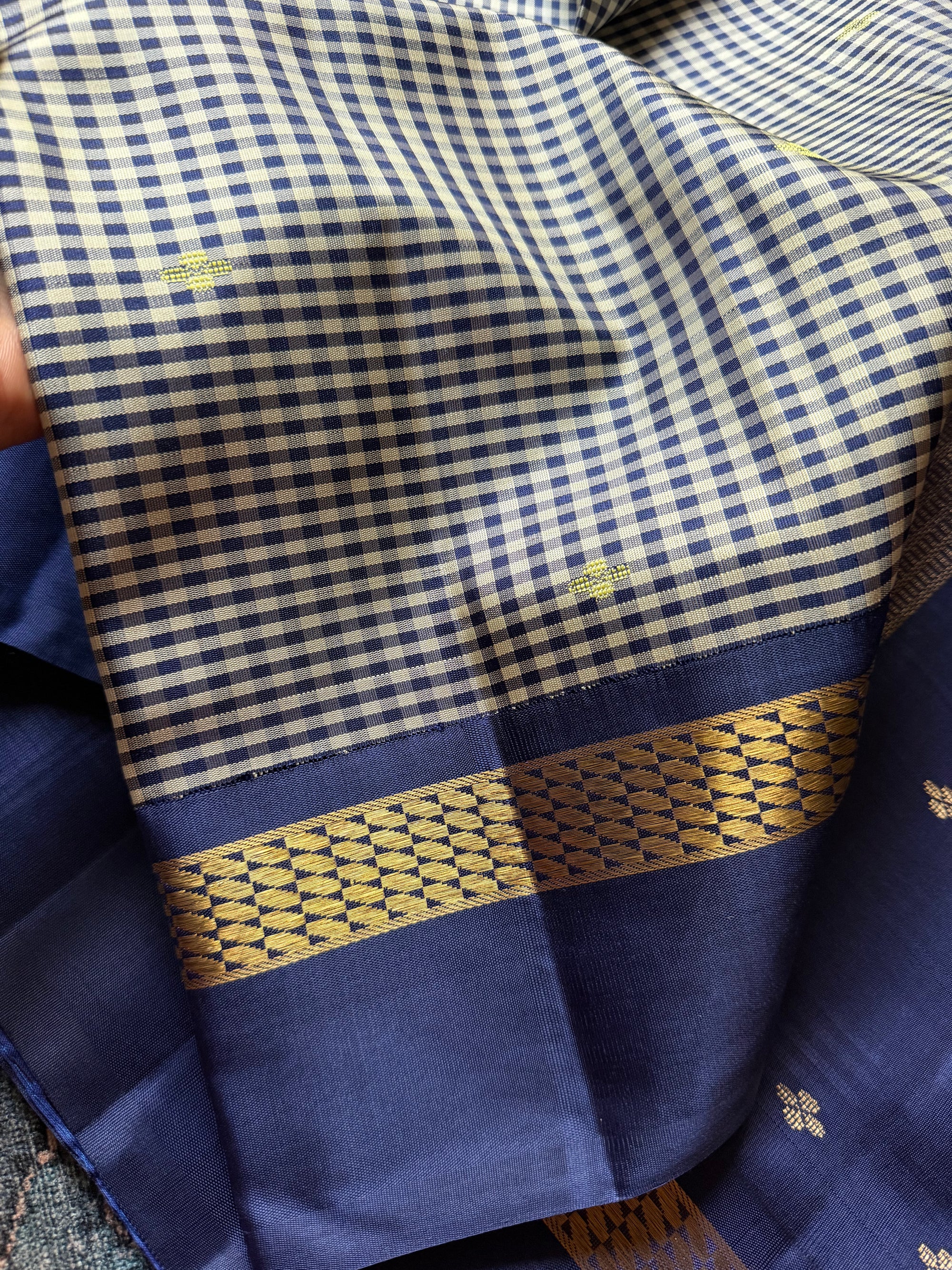 Korvai  Kanjivaram - Vintage Recreation Saree 