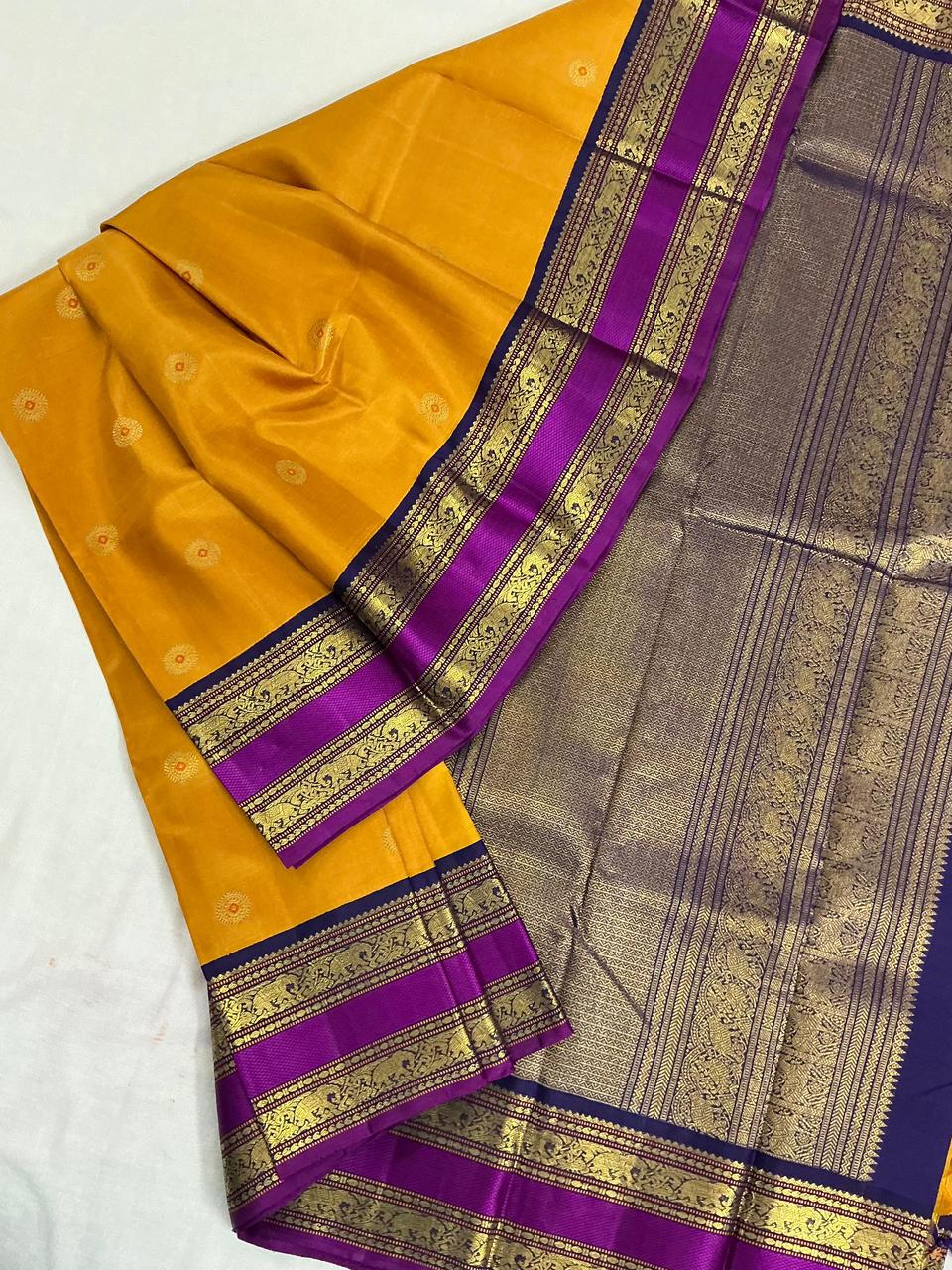 MYTHILI:  SHADES OF YELLOW ( MARIGOLD)