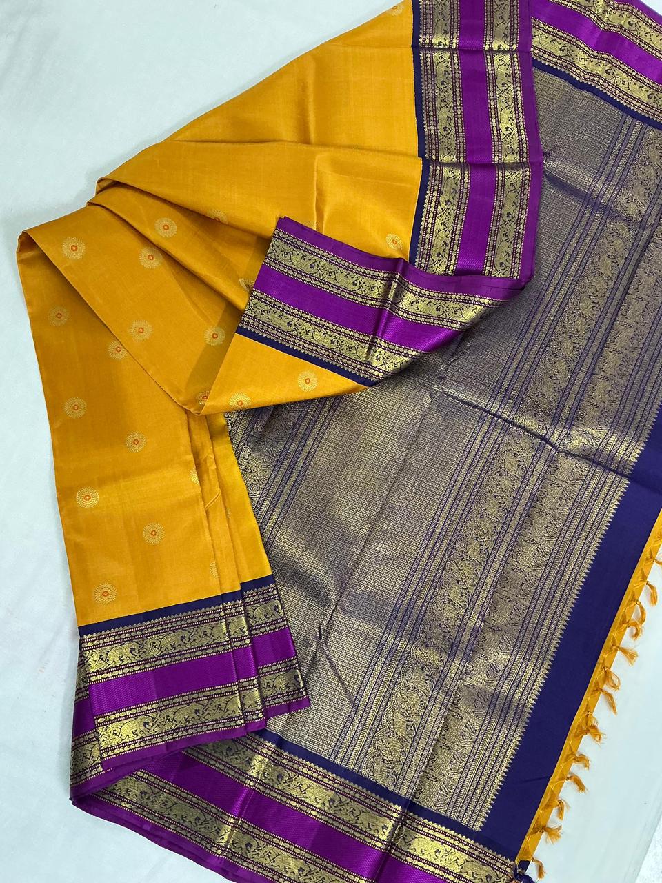 MYTHILI:  SHADES OF YELLOW ( MARIGOLD)