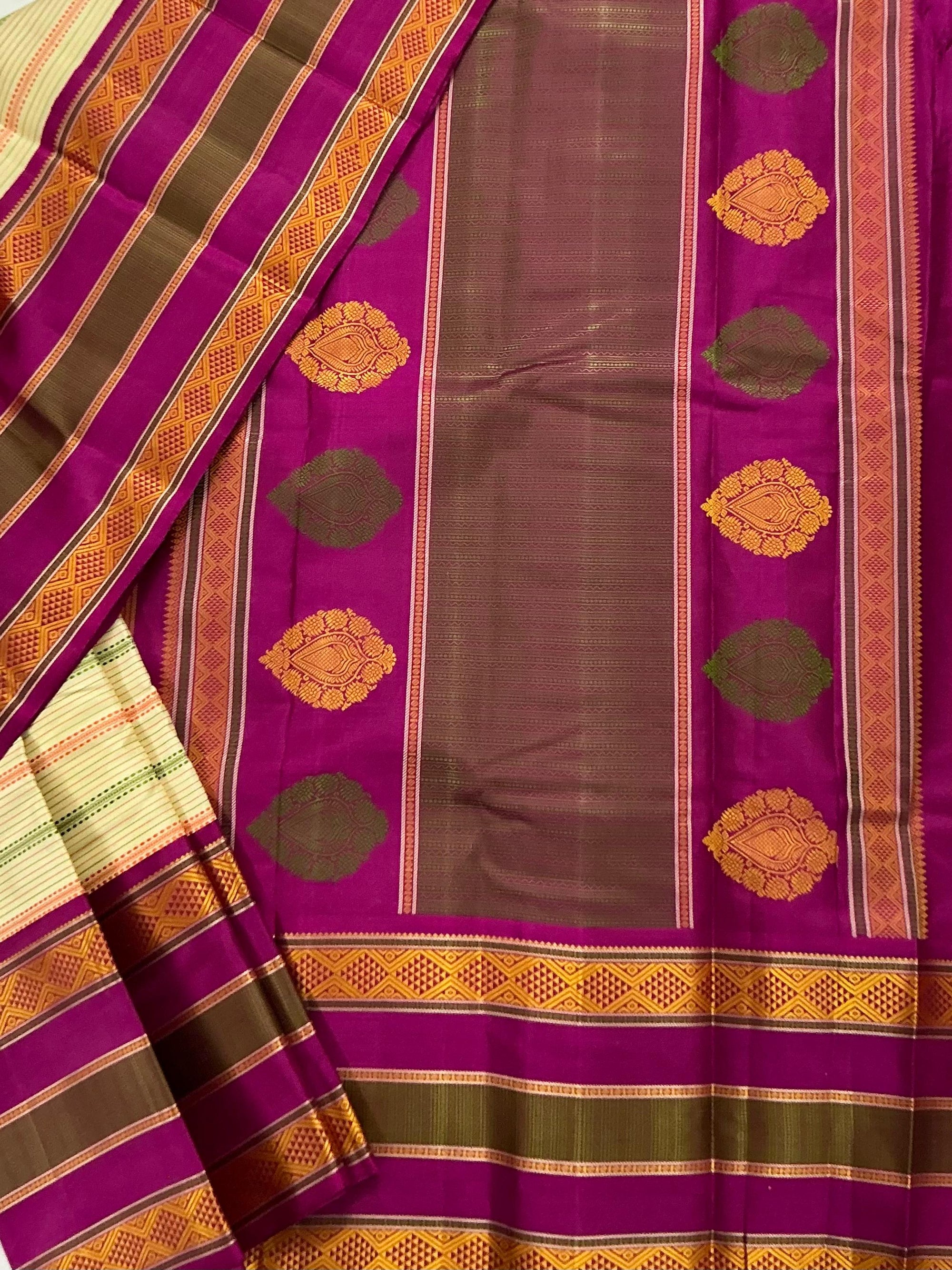 No Zari  Kanjivaram Silk