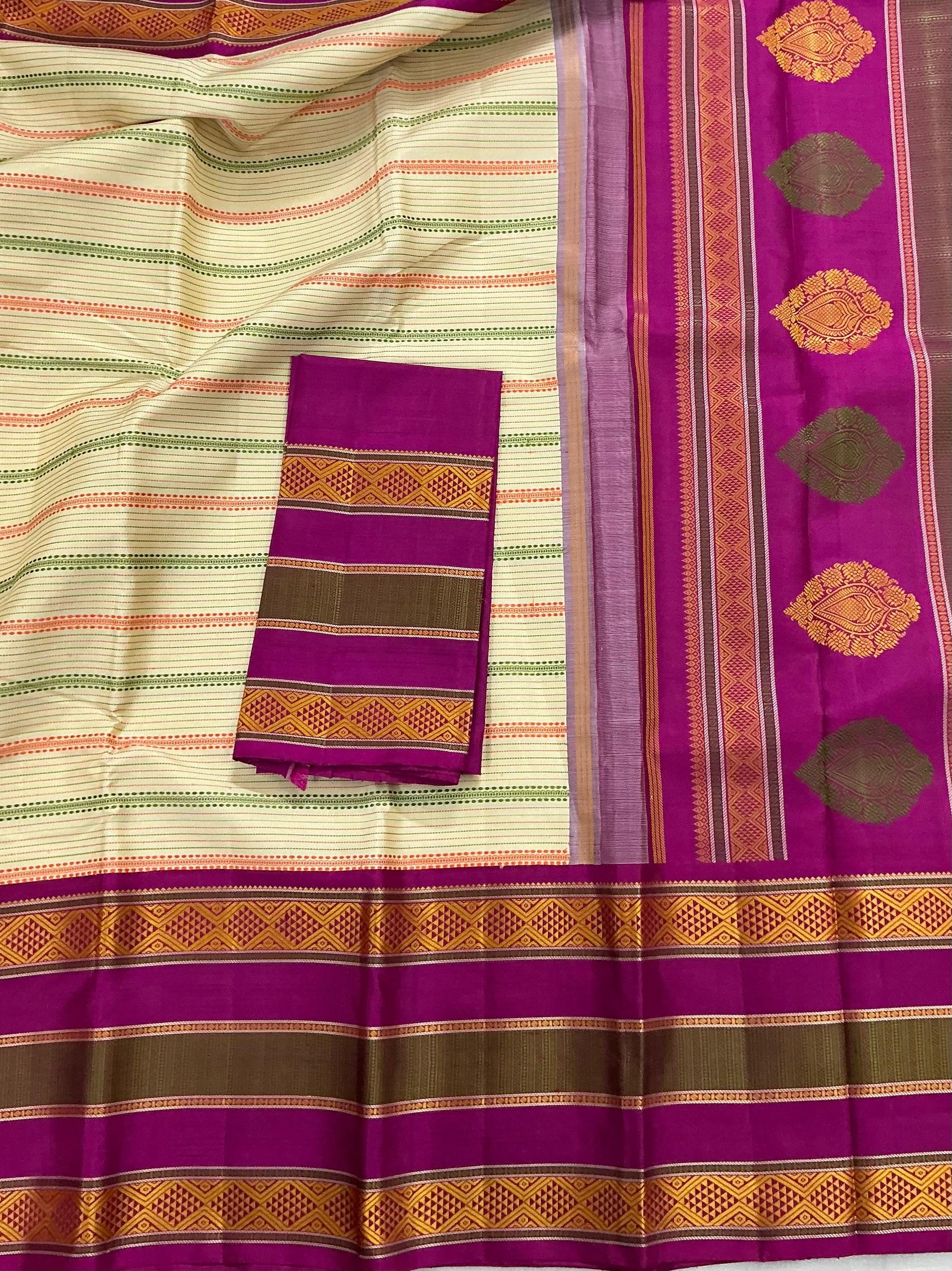 No Zari  Kanjivaram Silk