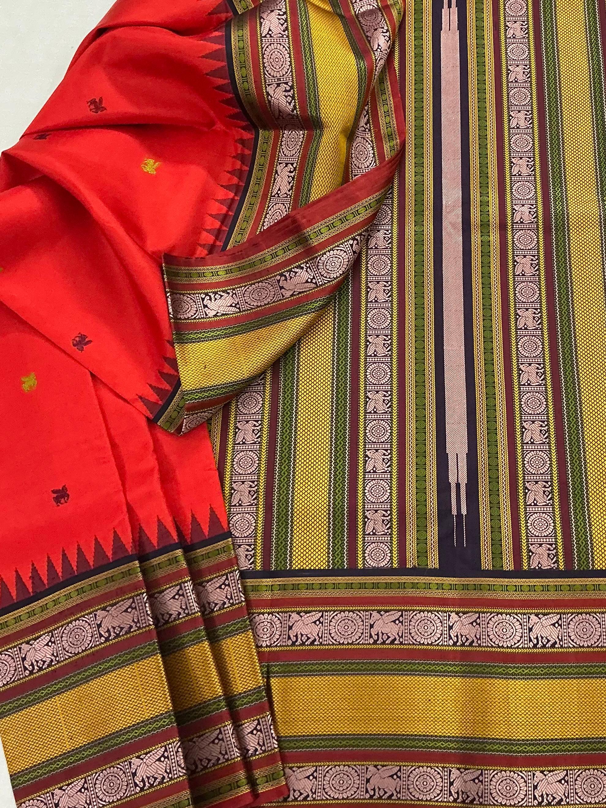 No Zari  Kanjivaram Silk : KORVAI