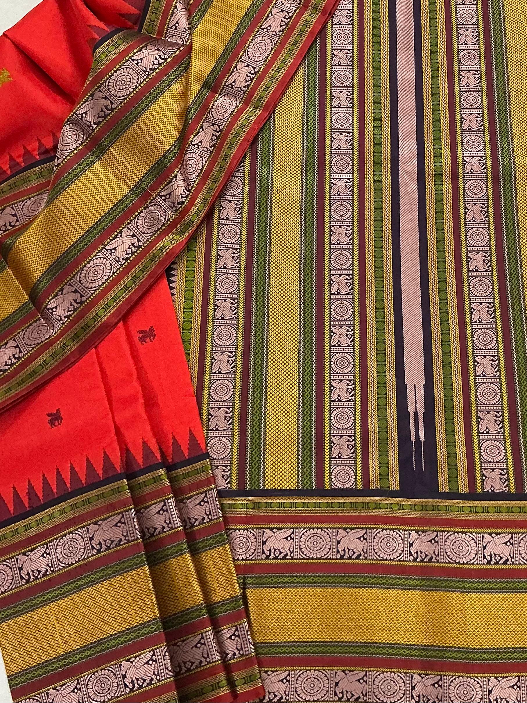 No Zari  Kanjivaram Silk : KORVAI