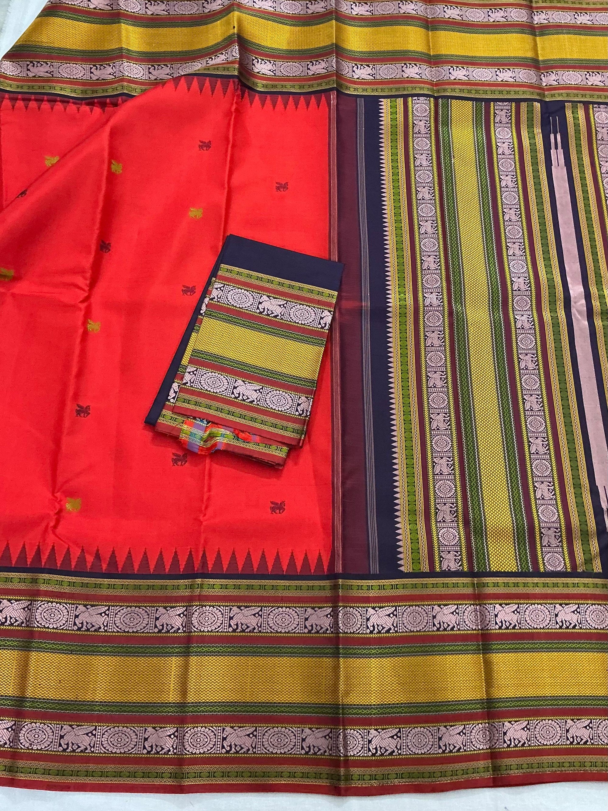 No Zari  Kanjivaram Silk : KORVAI