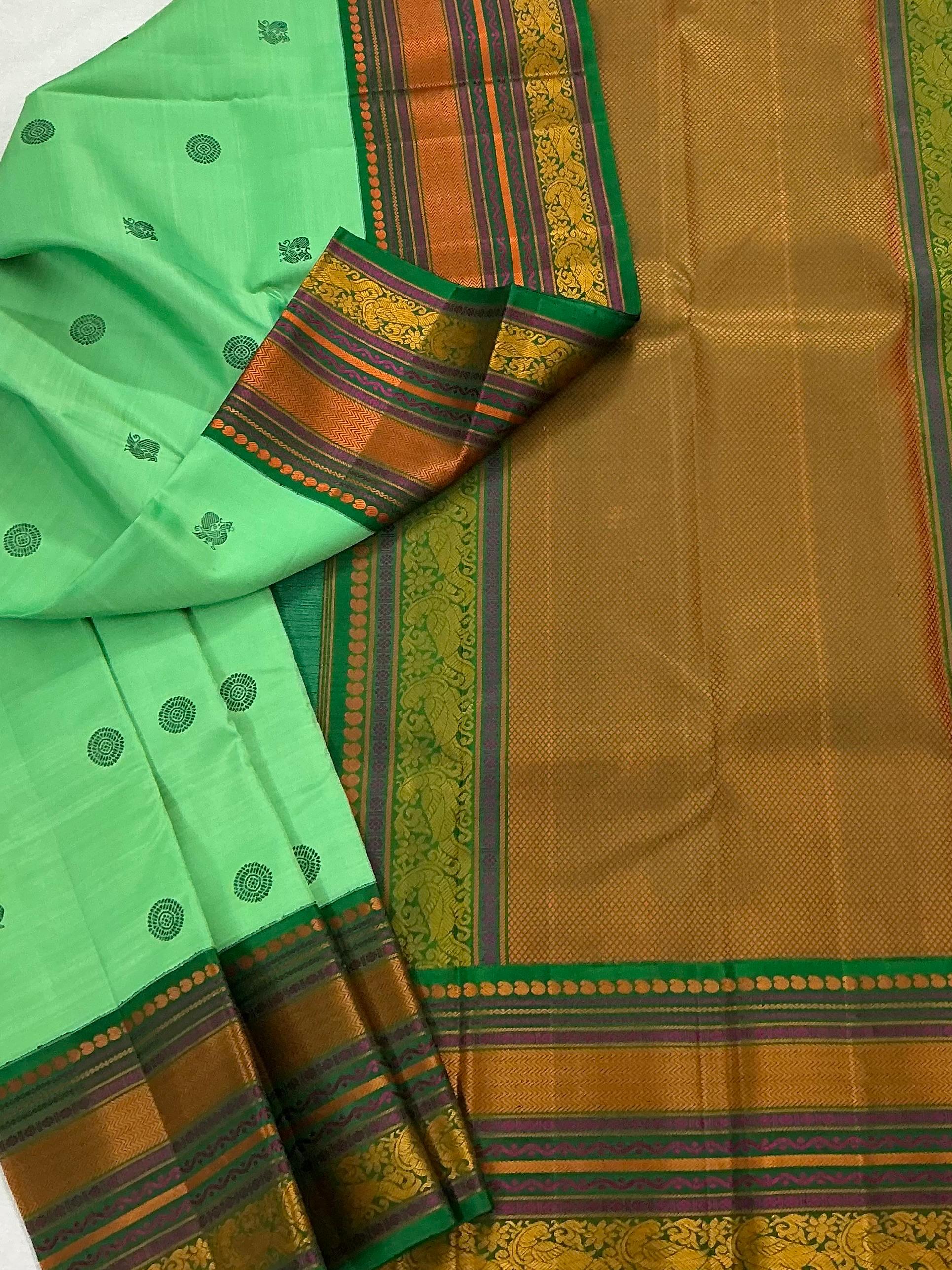 No Zari  Kanjivaram Silk : KORVAI