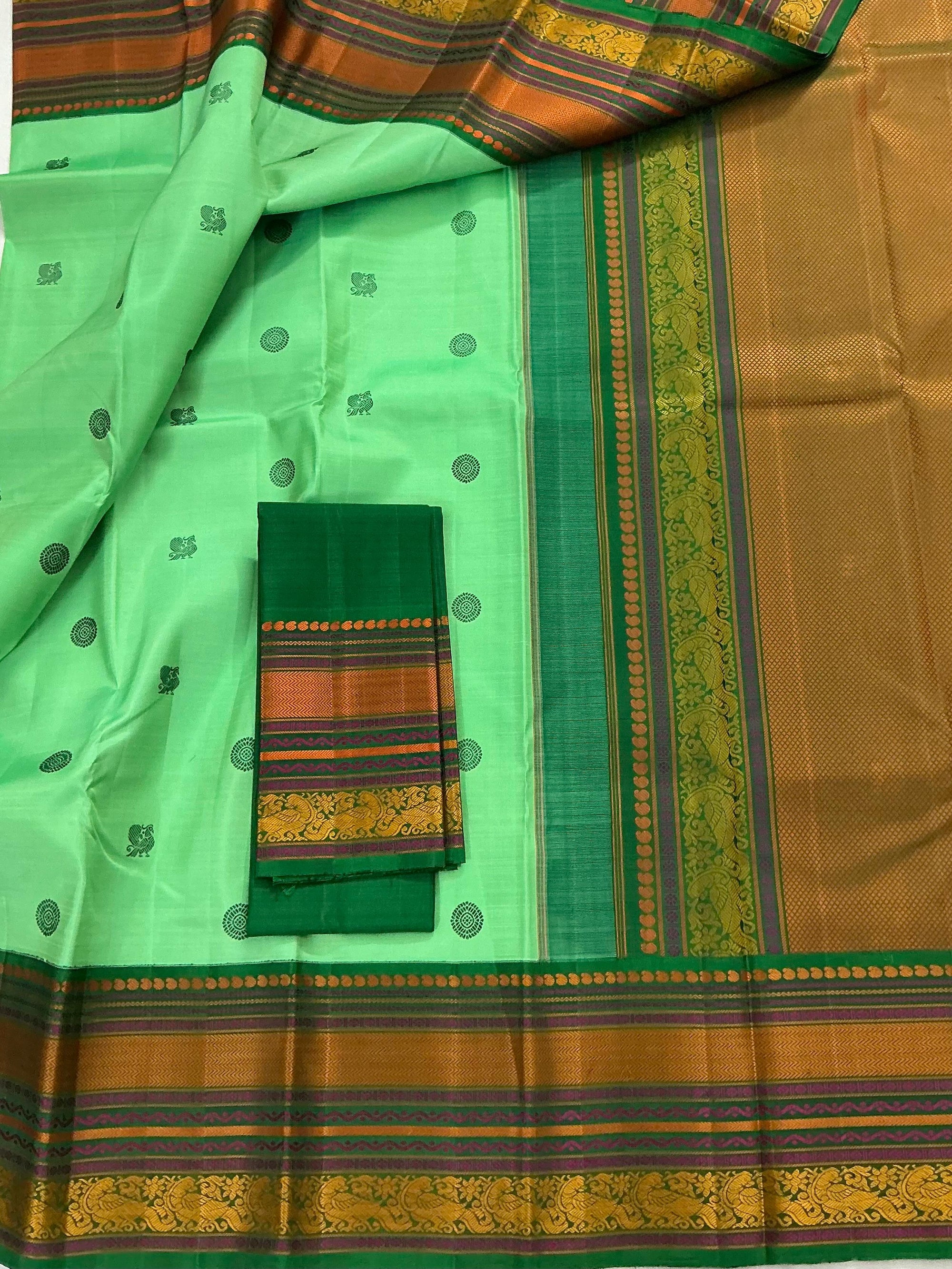 No Zari  Kanjivaram Silk : KORVAI