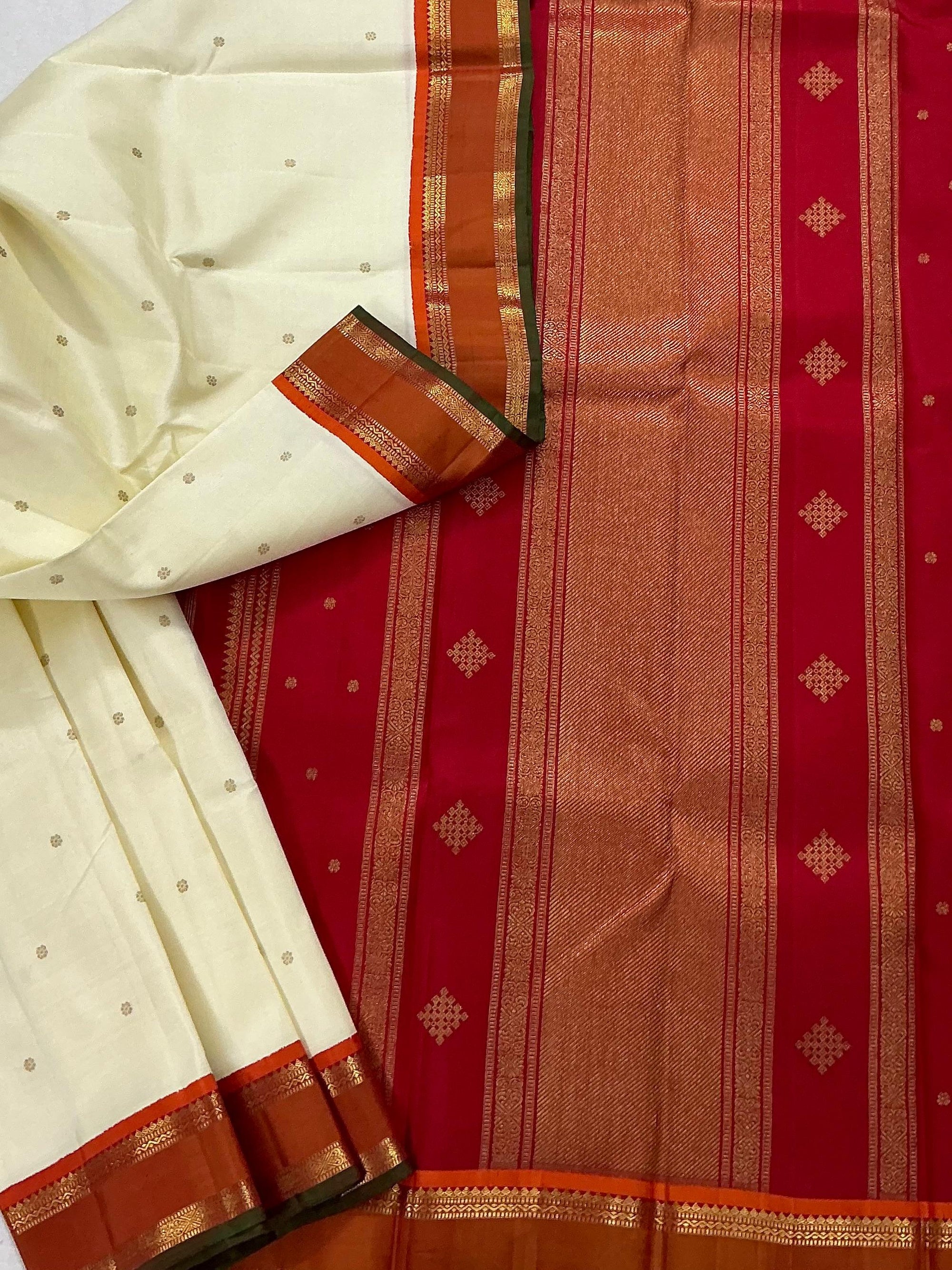 ONAM COLLECTIVE: KORVAI KANJIVARAM SILK