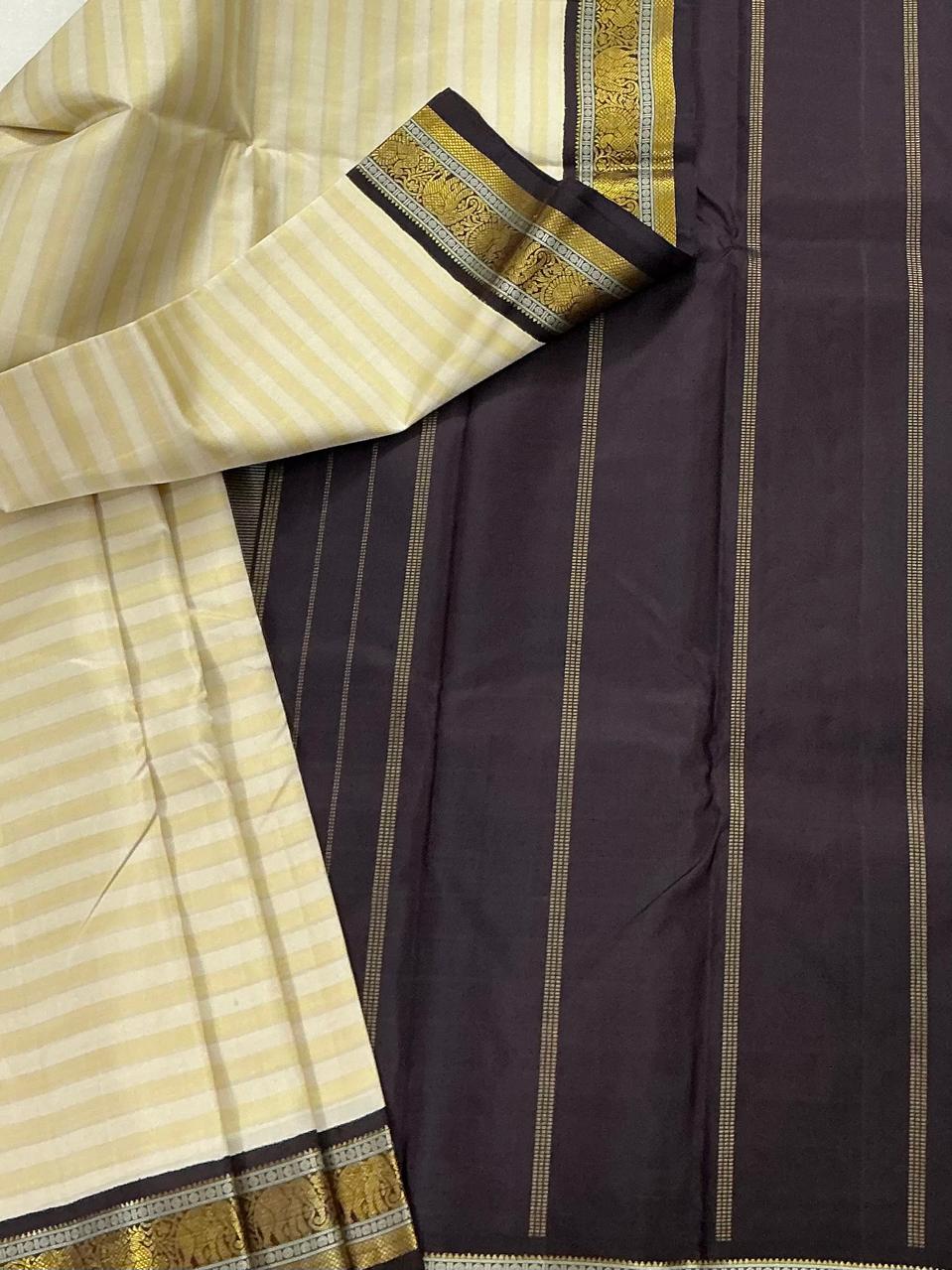 ONAM COLLECTIVE: KORVAI KANJIVARAM SILK