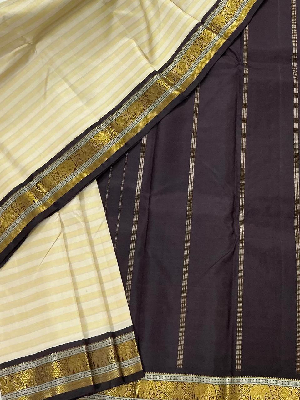 ONAM COLLECTIVE: KORVAI KANJIVARAM SILK