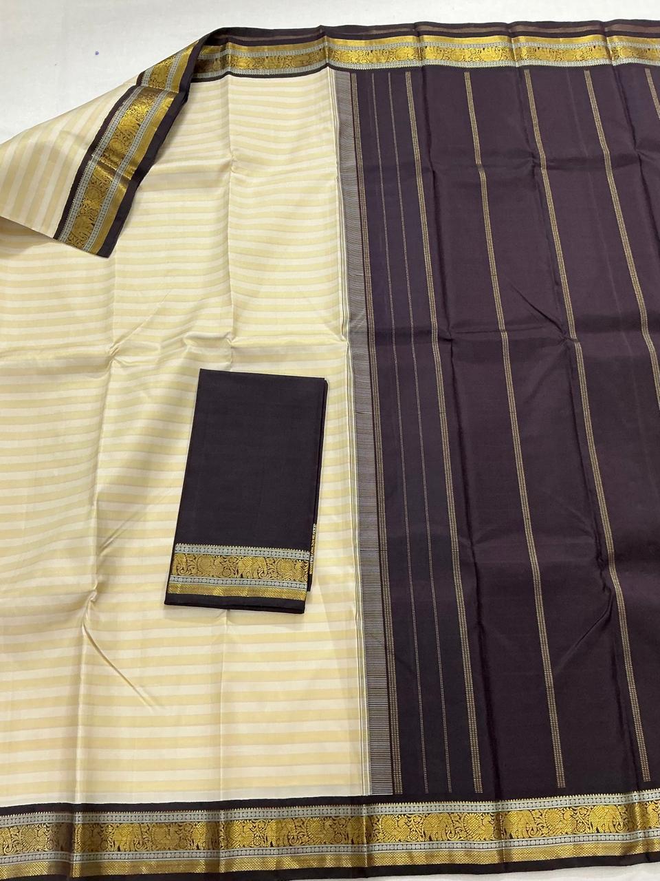 ONAM COLLECTIVE: KORVAI KANJIVARAM SILK