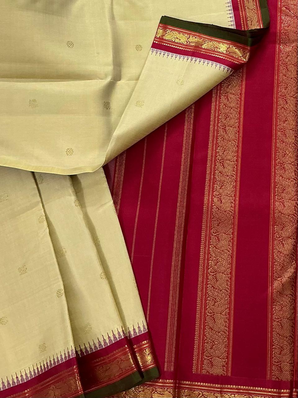 ONAM COLLECTIVE: KORVAI KANJIVARAM SILK