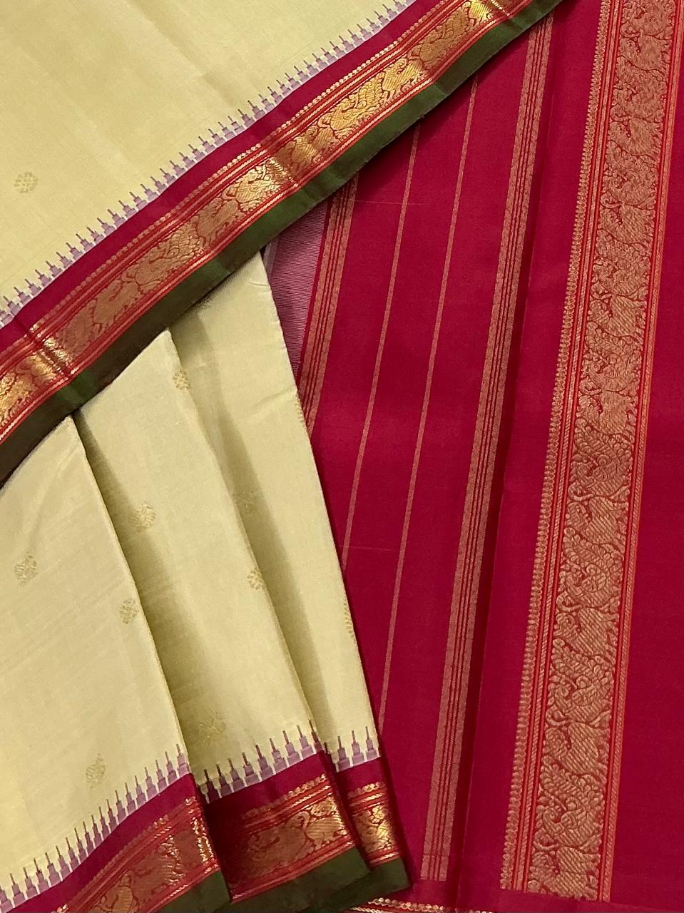 ONAM COLLECTIVE: KORVAI KANJIVARAM SILK