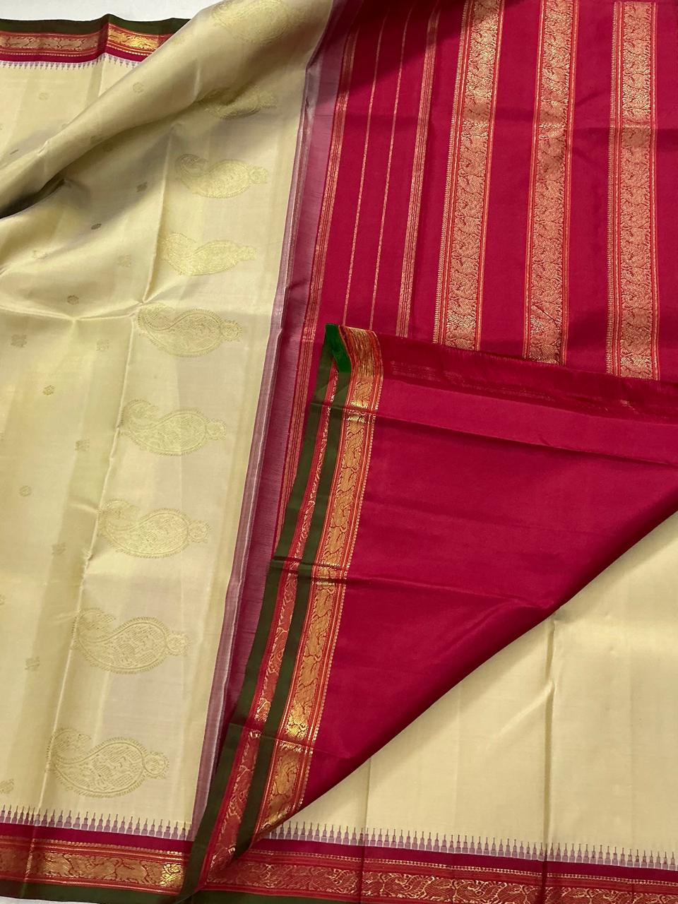 ONAM COLLECTIVE: KORVAI KANJIVARAM SILK