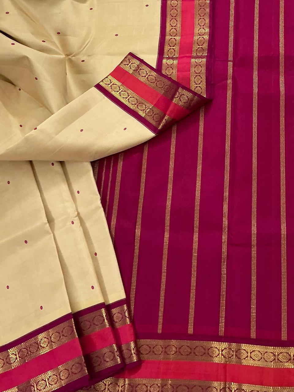 ONAM COLLECTIVE: VINTAGE KORVAI KANJIVARAM SILK