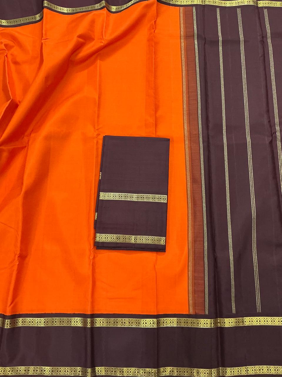 Korvai Kanjivaram  - Vintage Recreation Saree 