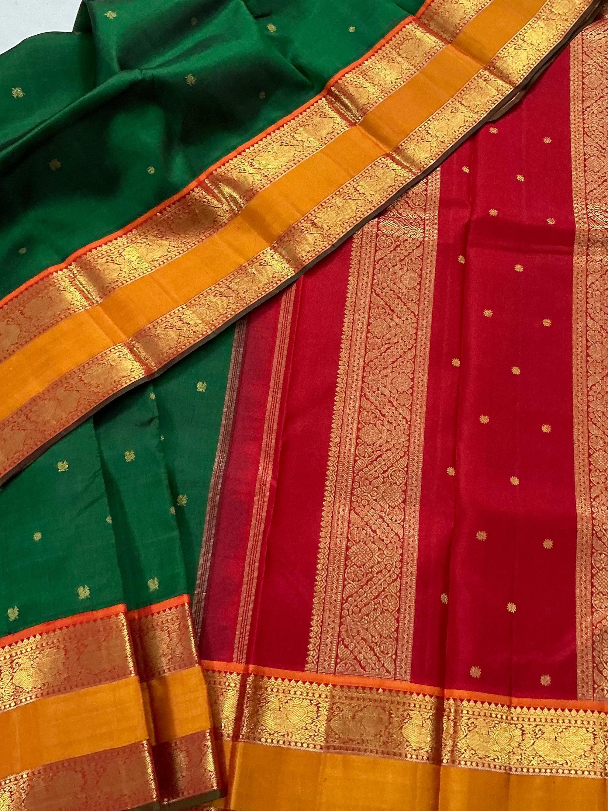 MYTHILI:  Korvai Kanjivaram Silk