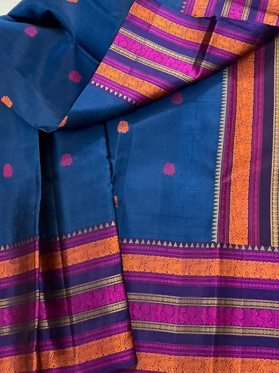No Kanjivaram Soft Silk : Royal Blue